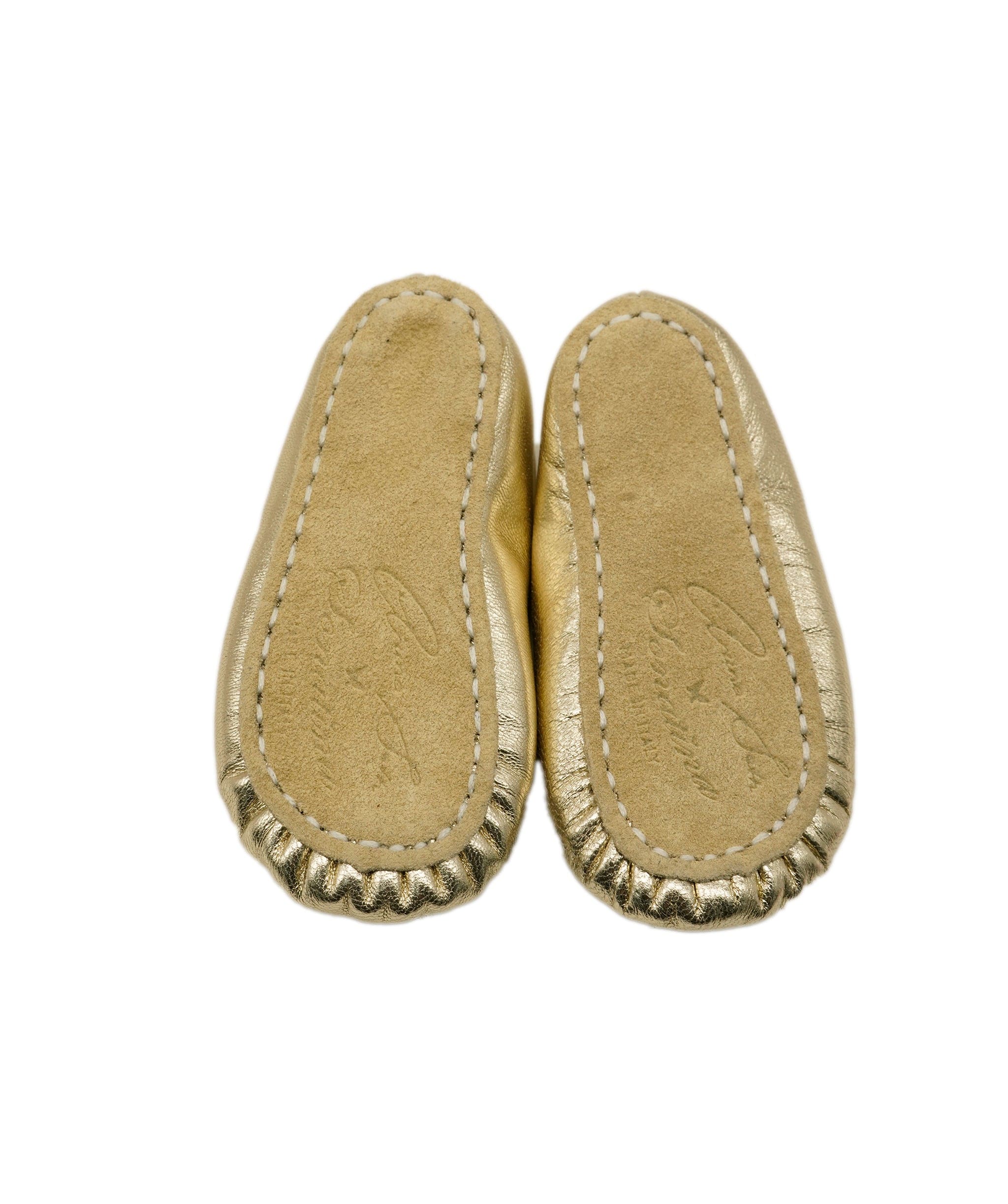 Aruna Seth Aruna Seth Odette Platinum Leather Ballet Flats 18 DBXL0061
