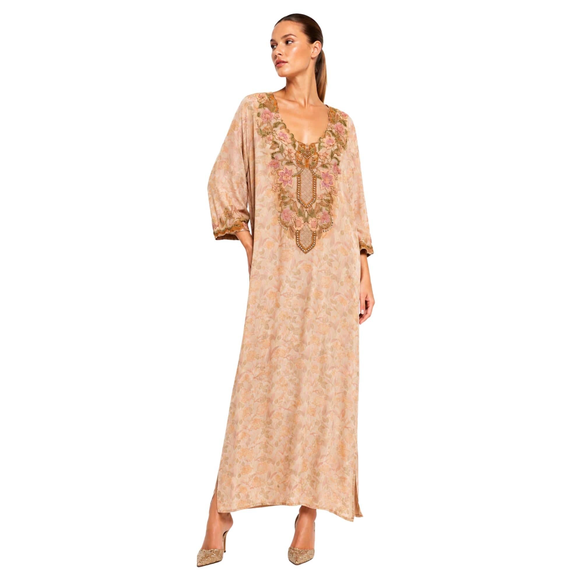 ASYA K. EMBROIDERED KAFTAN (فستان) “THE SULTAN BLOSSOM”