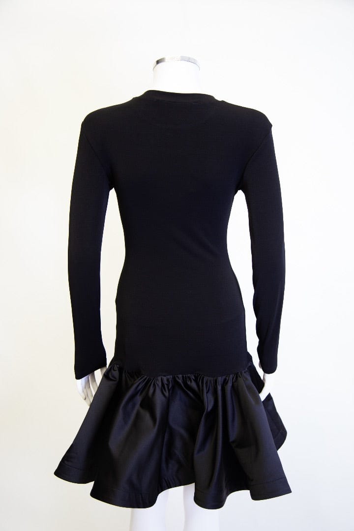 AZ Factory AZ Factory L/S Ruffle Hem Dress Black 8