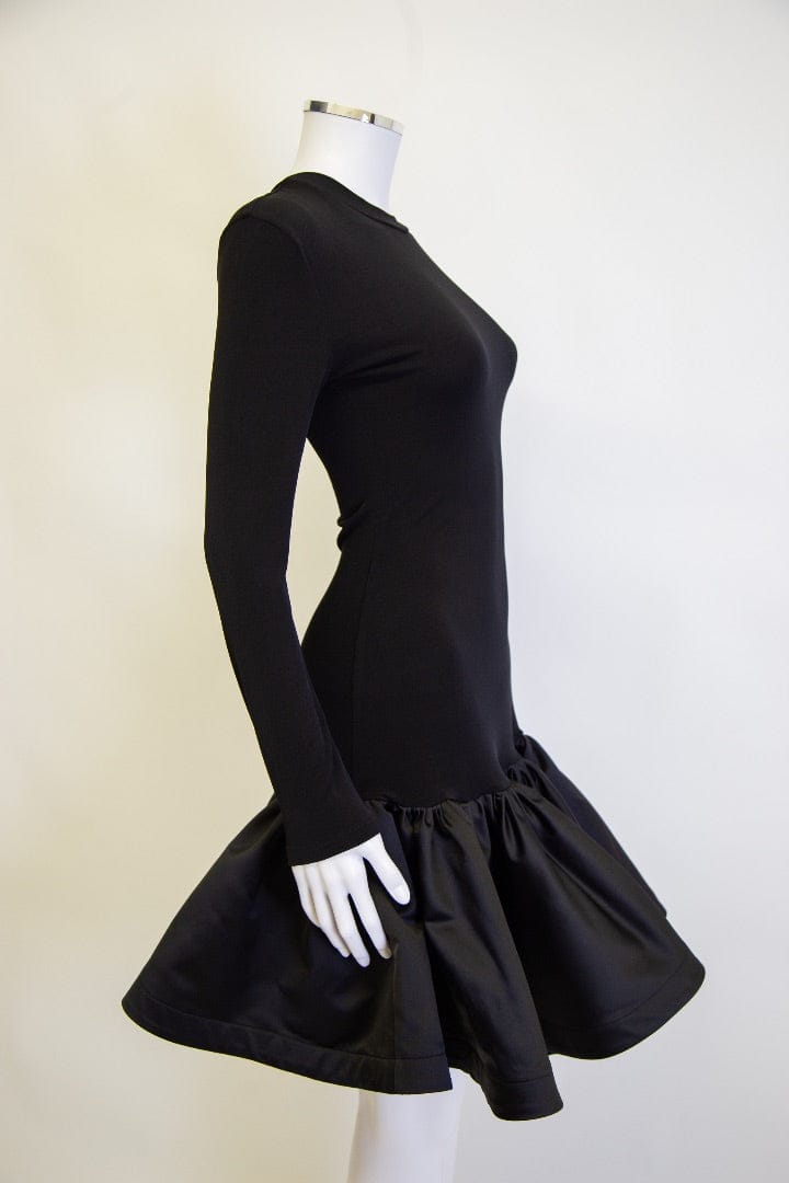 AZ Factory AZ Factory L/S Ruffle Hem Dress Black 8