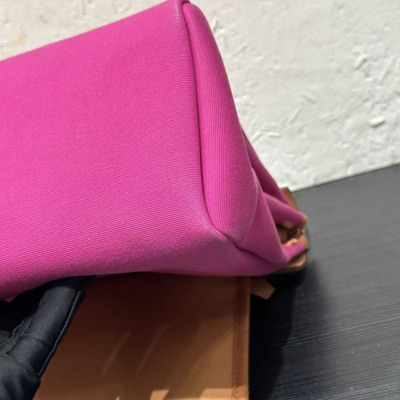 Hermès Herbag 31 Two-Tone Convertible Bag - Fuchsia & Tan
