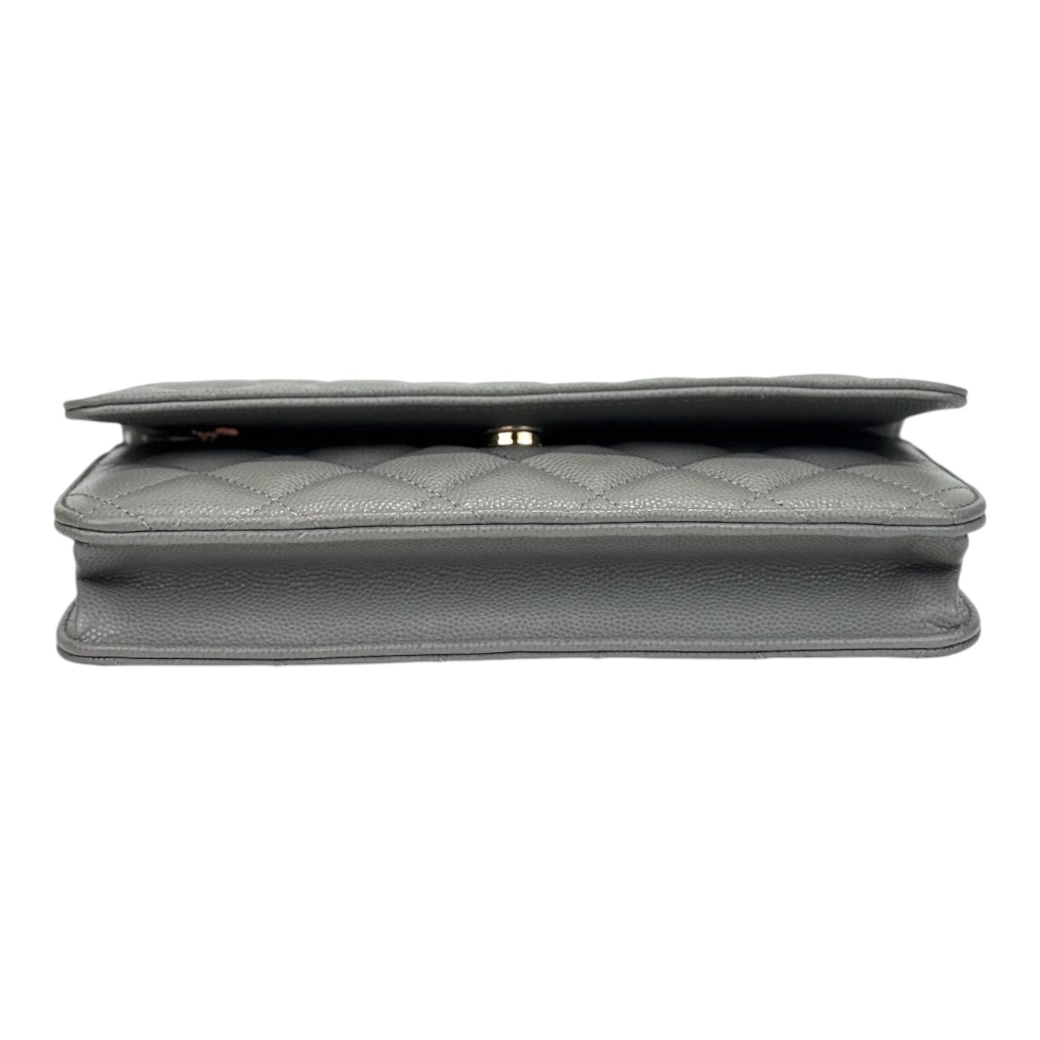 Chanel Wallet on Chain Gray Caviar Bag