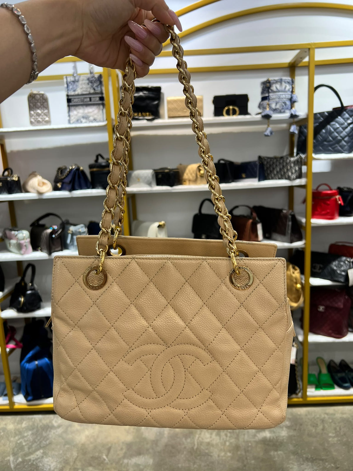 Chanel beige caviar PTT GH SYC2018
