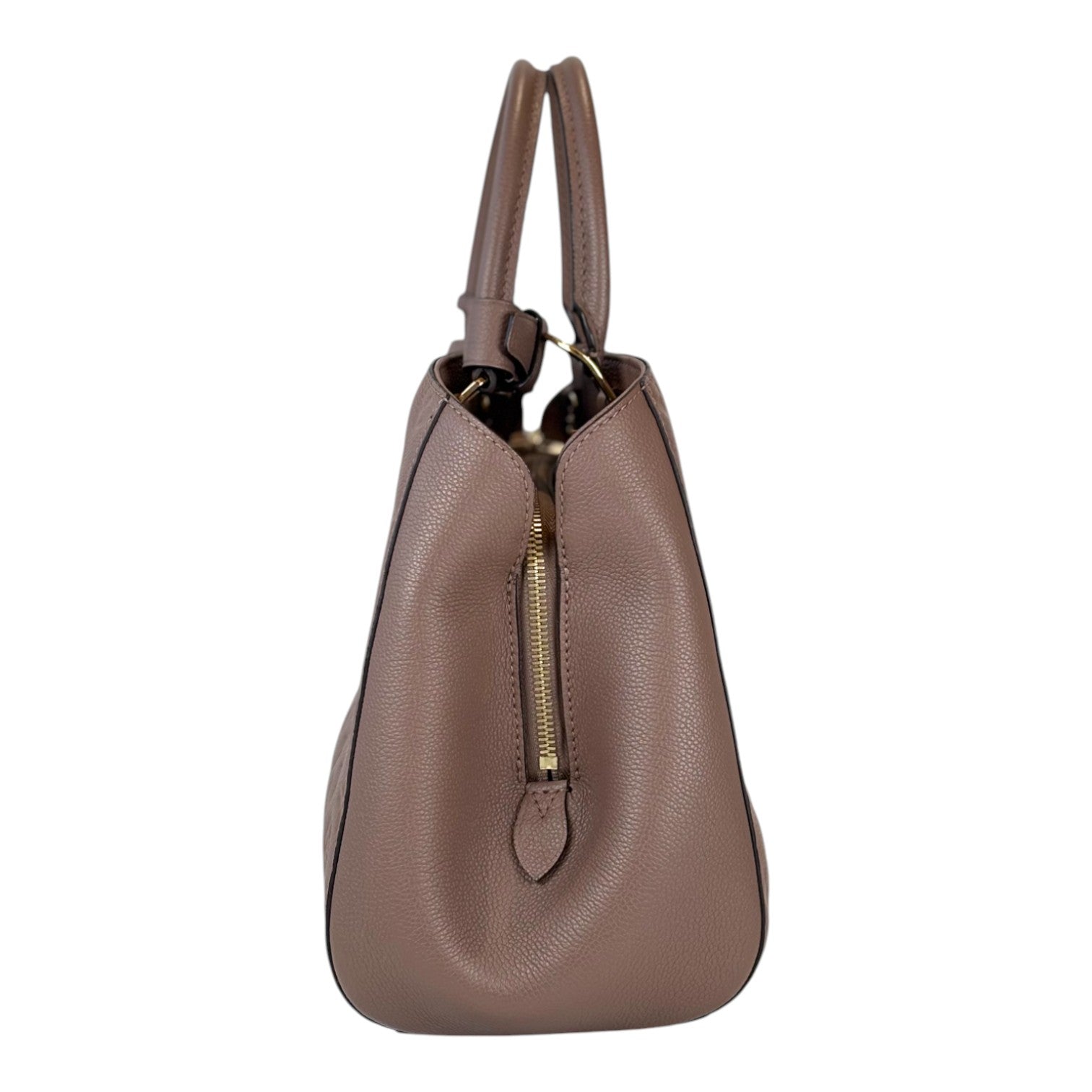 Louis Vuitton Montaigne MM Monogram Empreinte Dark Beige Bag