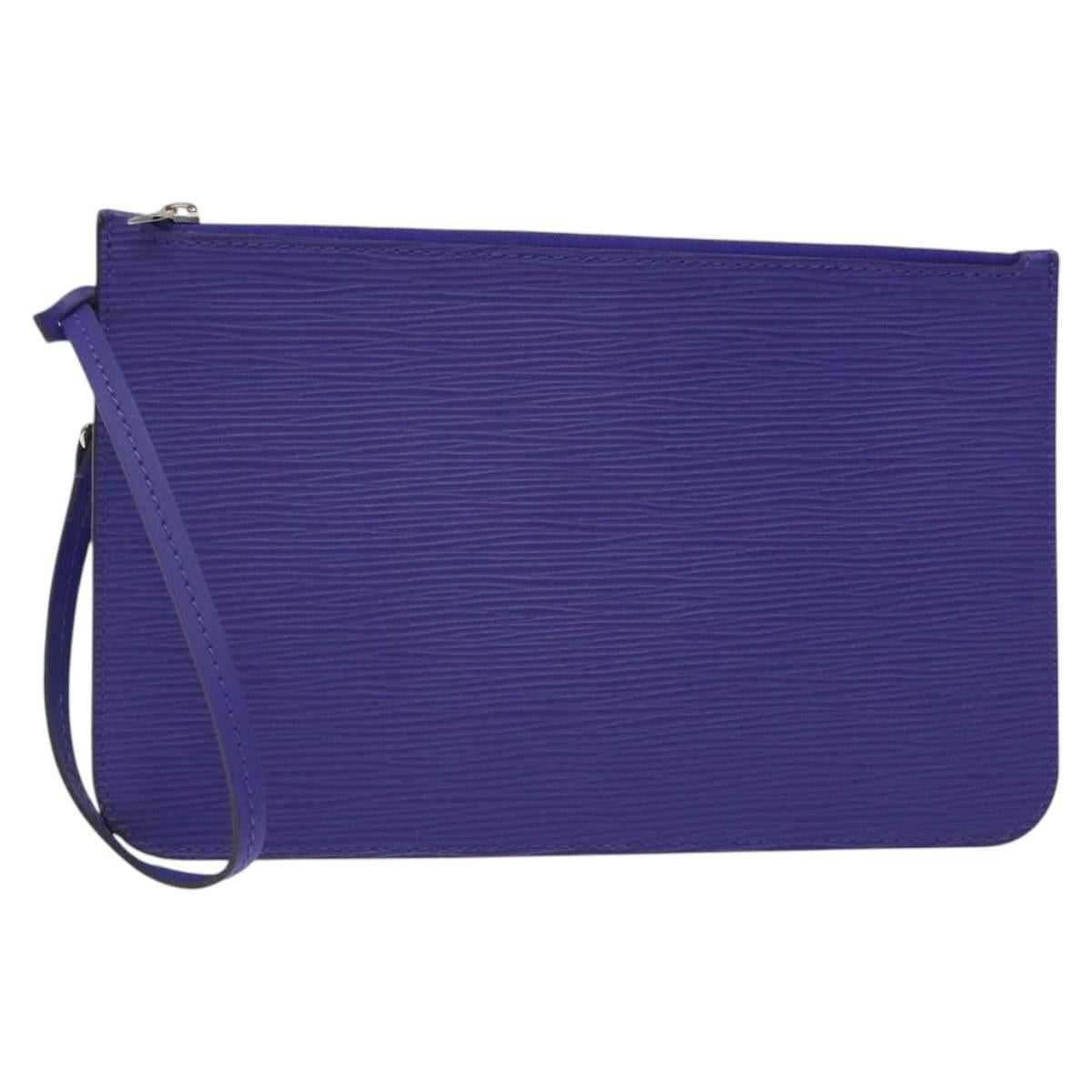 LOUIS VUITTON Epi Neverfull MM Pouch Fig LV Auth BA3013 BA3013