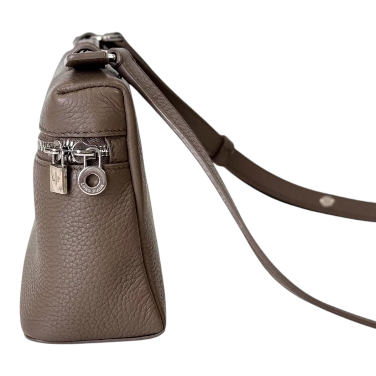 Loro Piana Grained Calfskin L19 Extra Pocket Pouch Bag