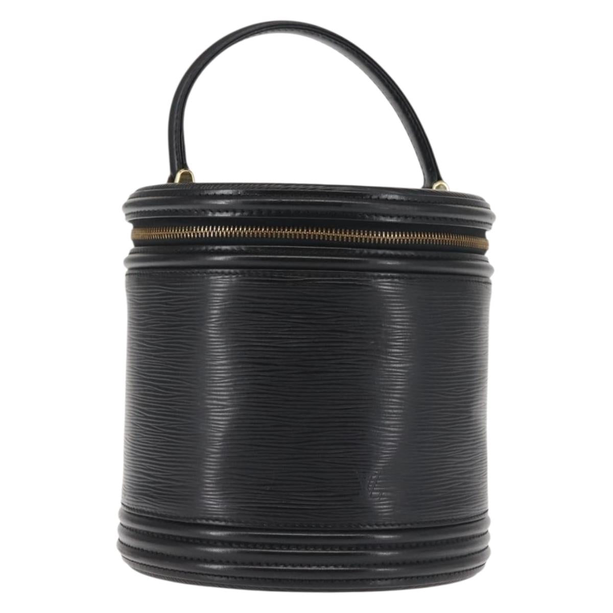 LOUIS VUITTON Epi Cannes Hand Bag Black M48032 LV Auth BA6417 BA6417