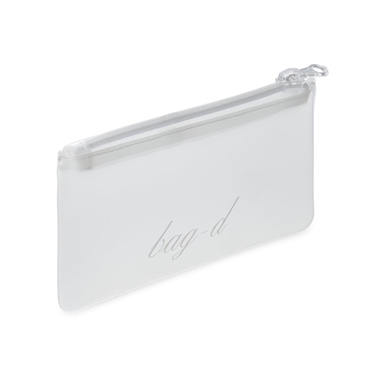 bag-d everything pouch in tpu for make up