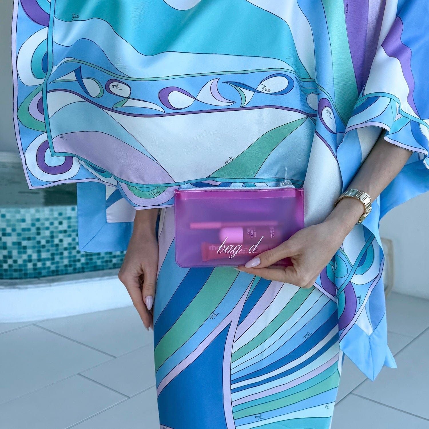 bag-d The Everything Pouch Pink