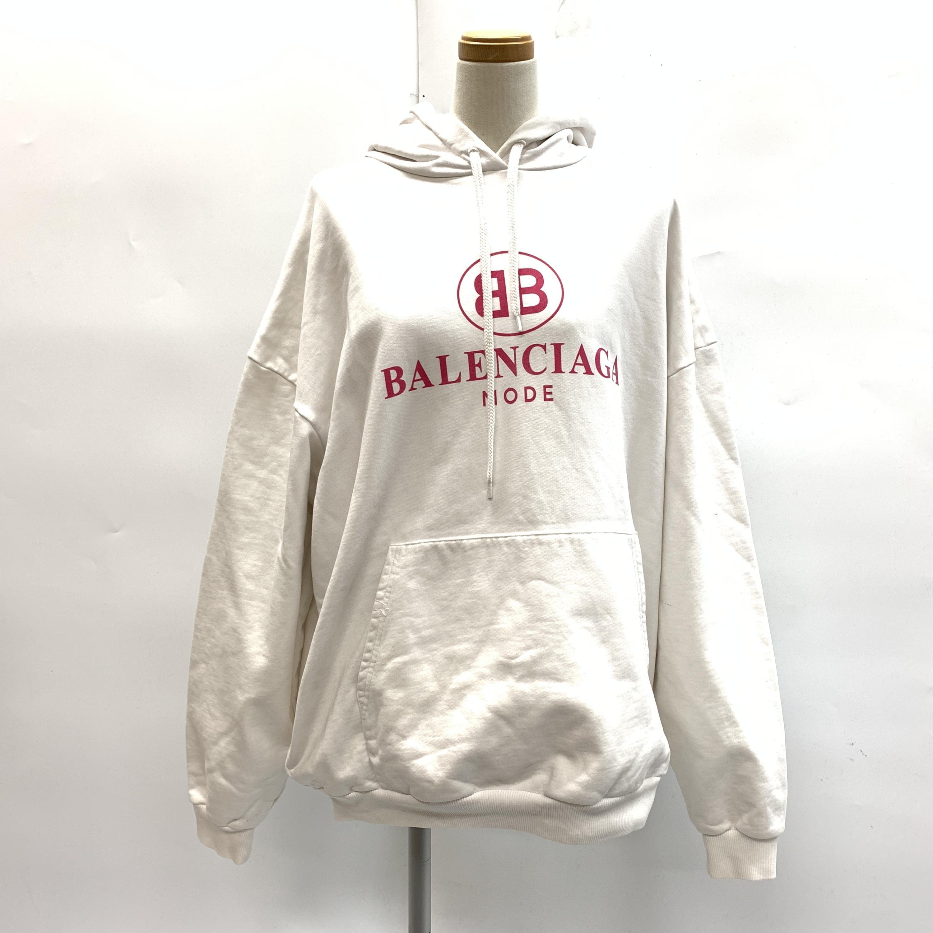 Balenciaga Balenciaga BB Mode Hoodie with a Pink logo Print, Cotton, Size: XS C327673