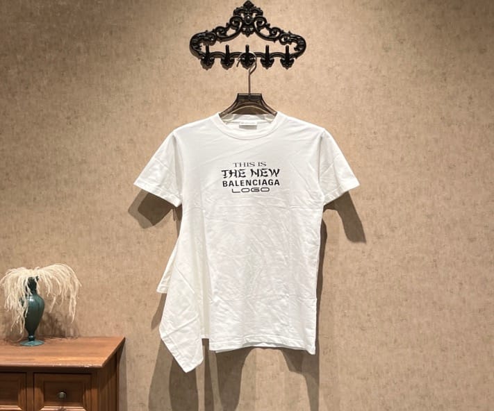 Balenciaga Balenciaga white logo dress / size M / 99% new / 45319 SYCF45319