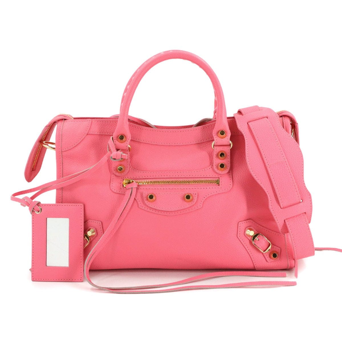 BALENCIAGA BALENCIAGA Classic City 2way Hand Shoulder Bag 431621 Pink Logos 90314215
