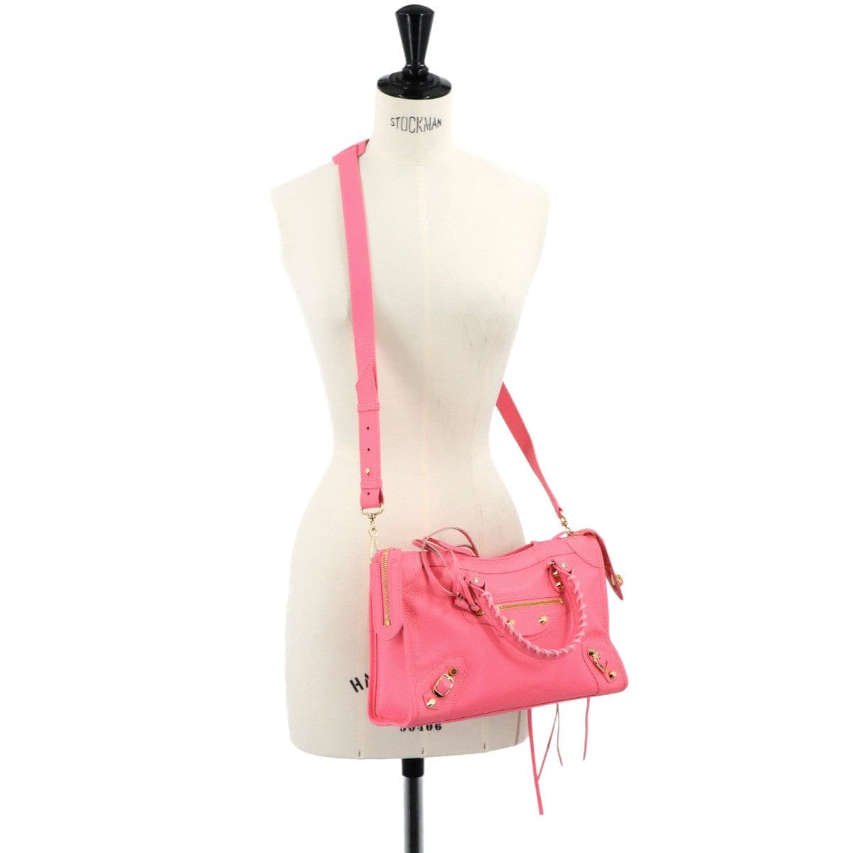 BALENCIAGA BALENCIAGA Classic City 2way Hand Shoulder Bag 431621 Pink Logos 90314215
