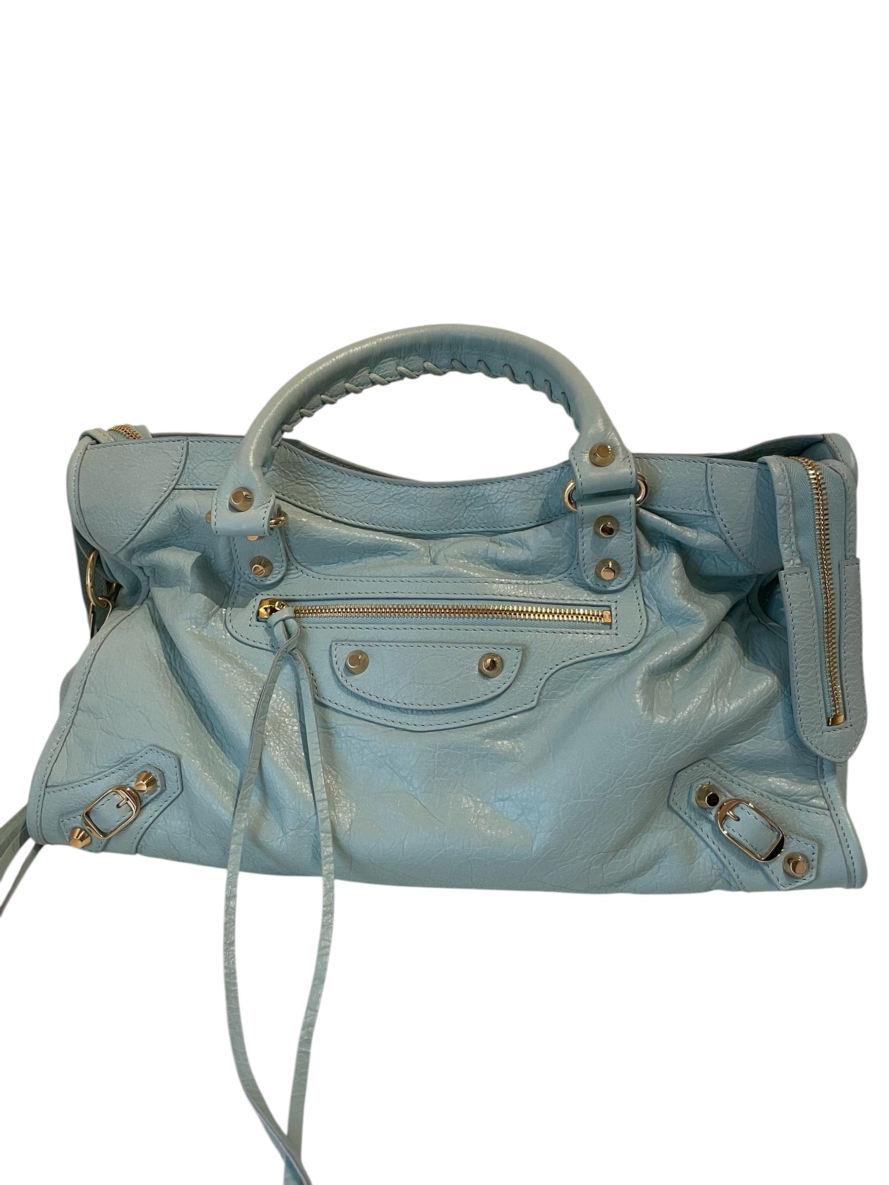 Balenciaga Balenciaga Medium Le City Bag in Light Blue