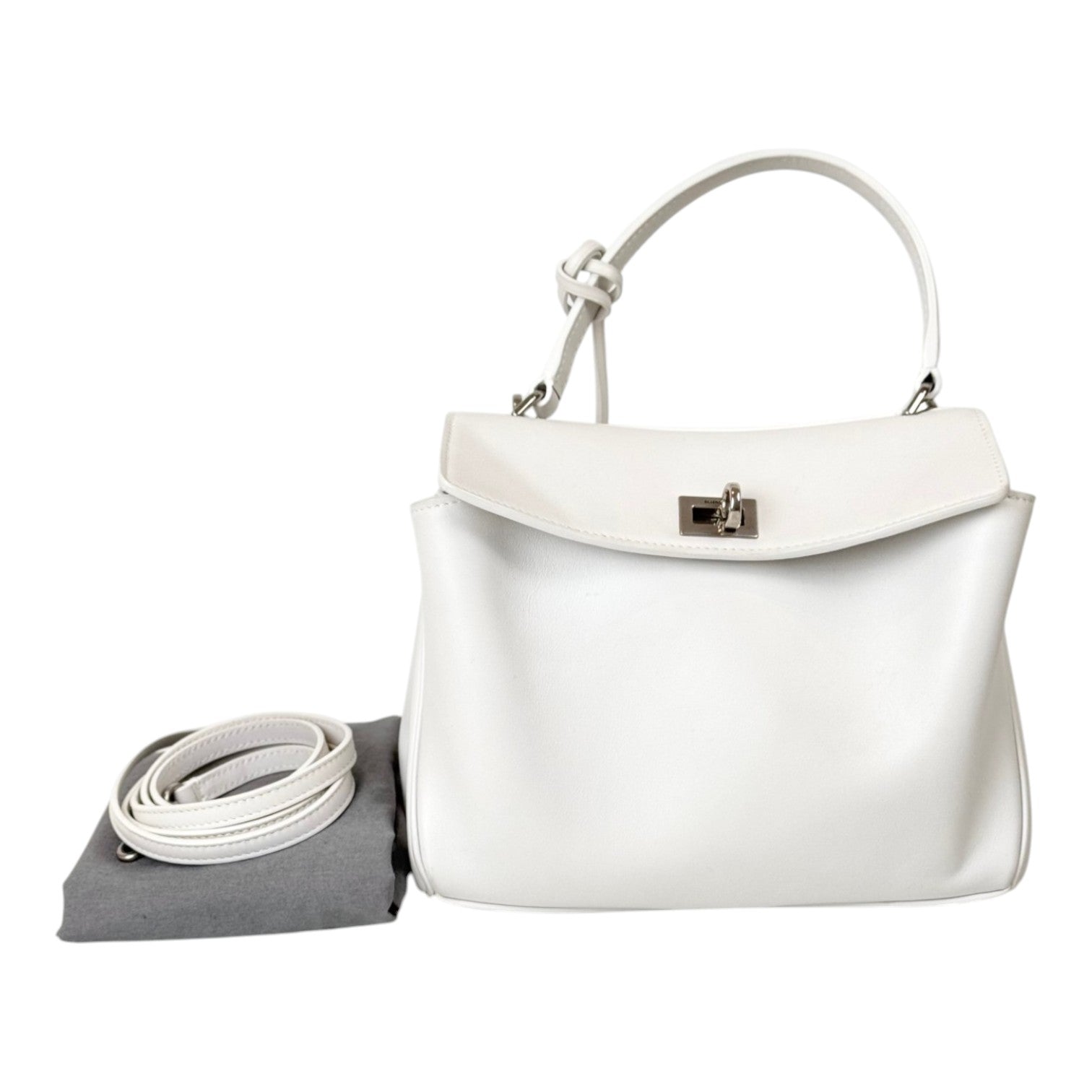 Balenciaga Balenciaga Mini White Rodeo in Smooth Calfskin Bag