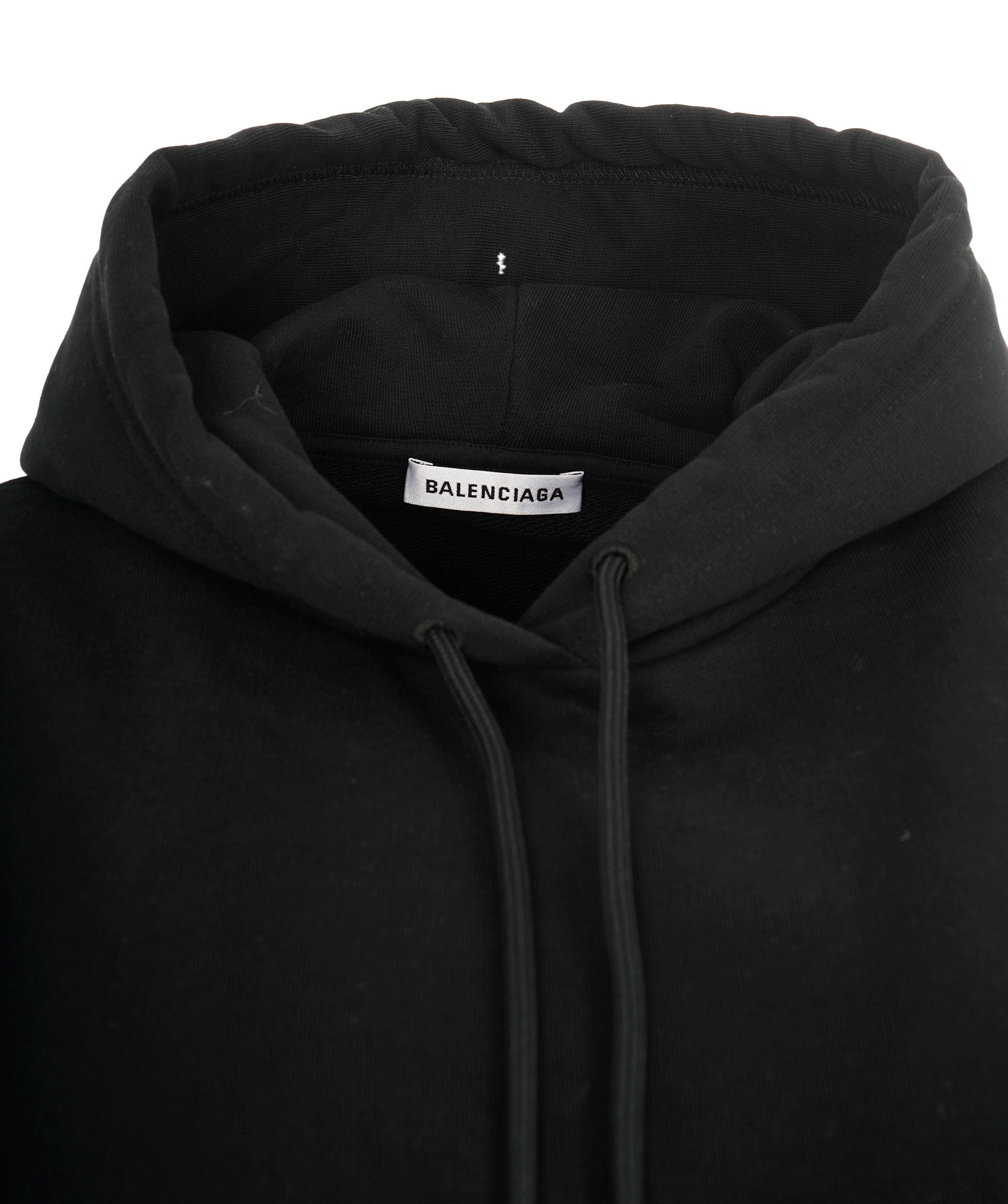 Balenciaga Balenciaga Black Logo Hoodie ALC2068