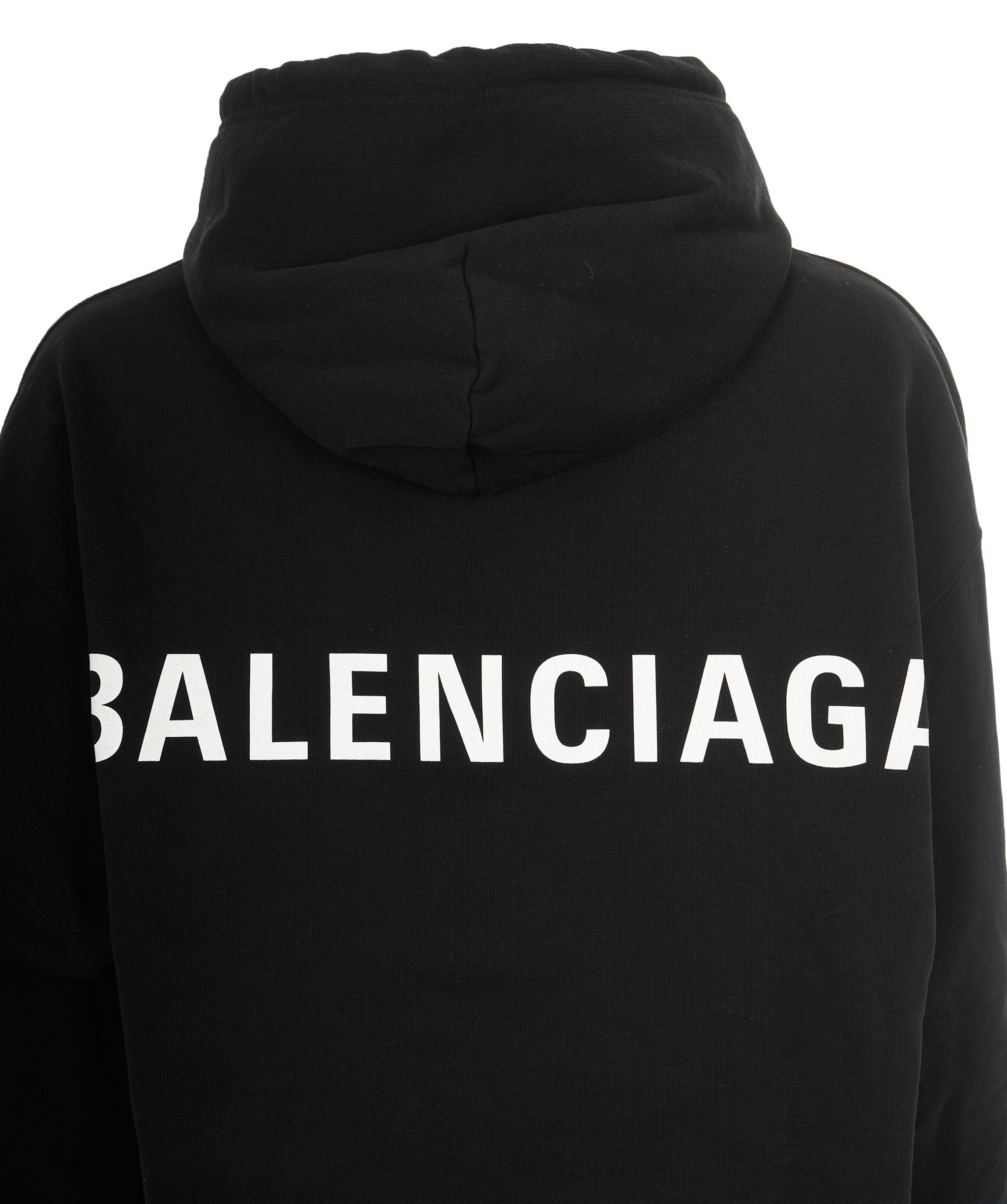 Balenciaga Balenciaga Black Logo Hoodie ALC2068