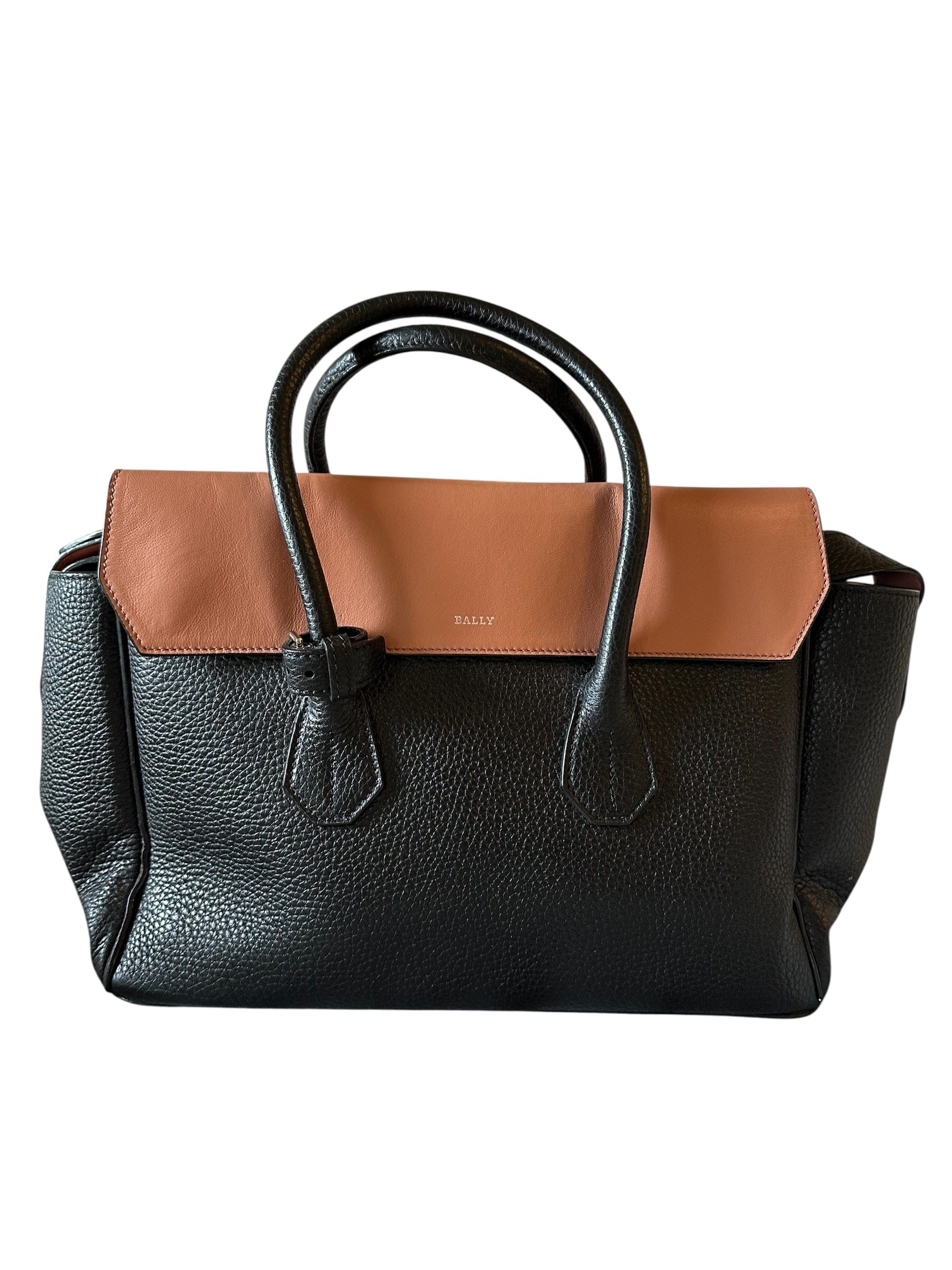 Bally Bally 2 Tone Leather Bag with Strap
