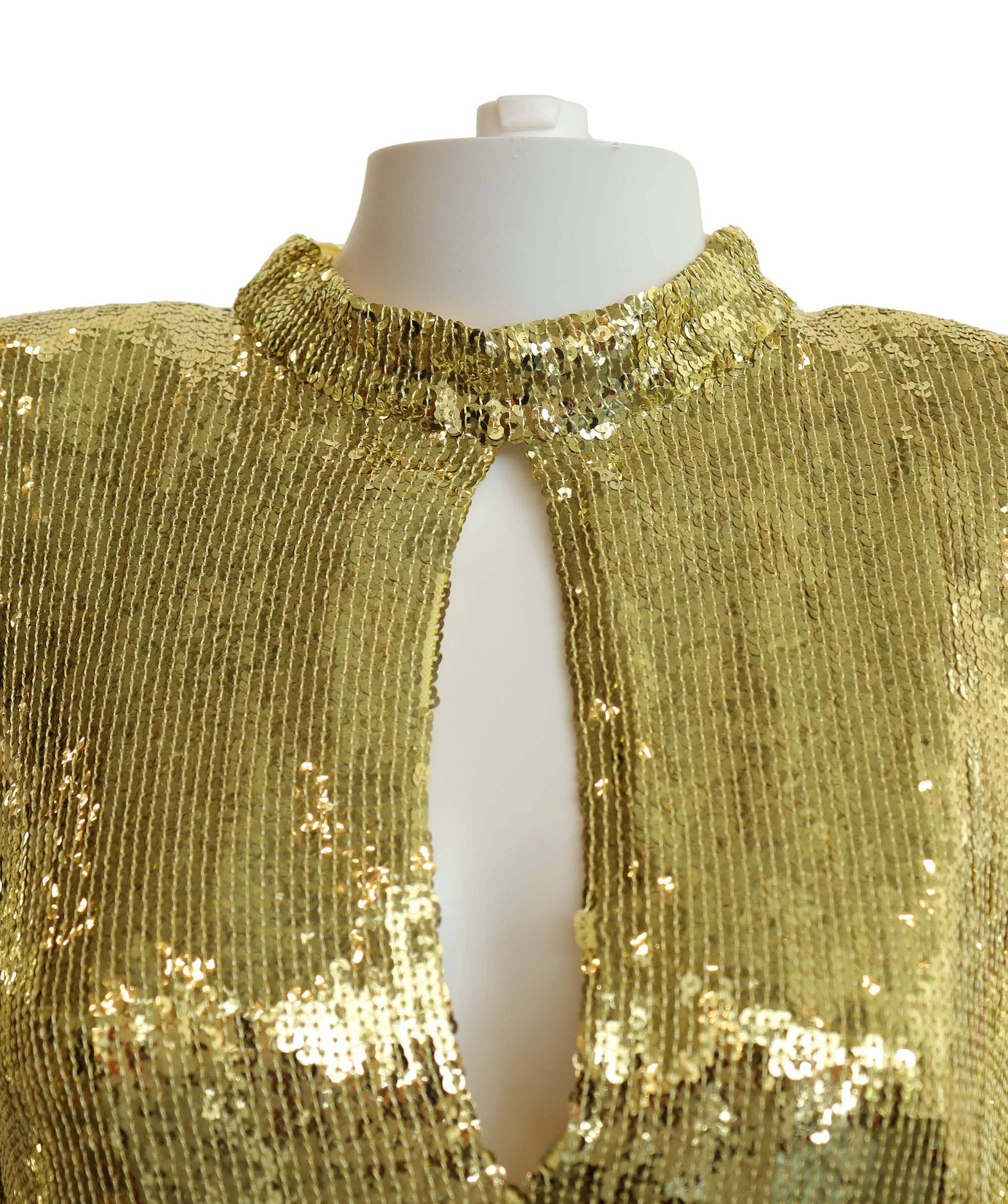 Balmain balmain yellow sequins dress AGC2911
