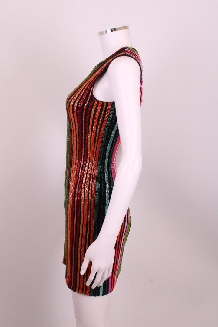 Balmain Balmain Sequin Mini Dress Black XS