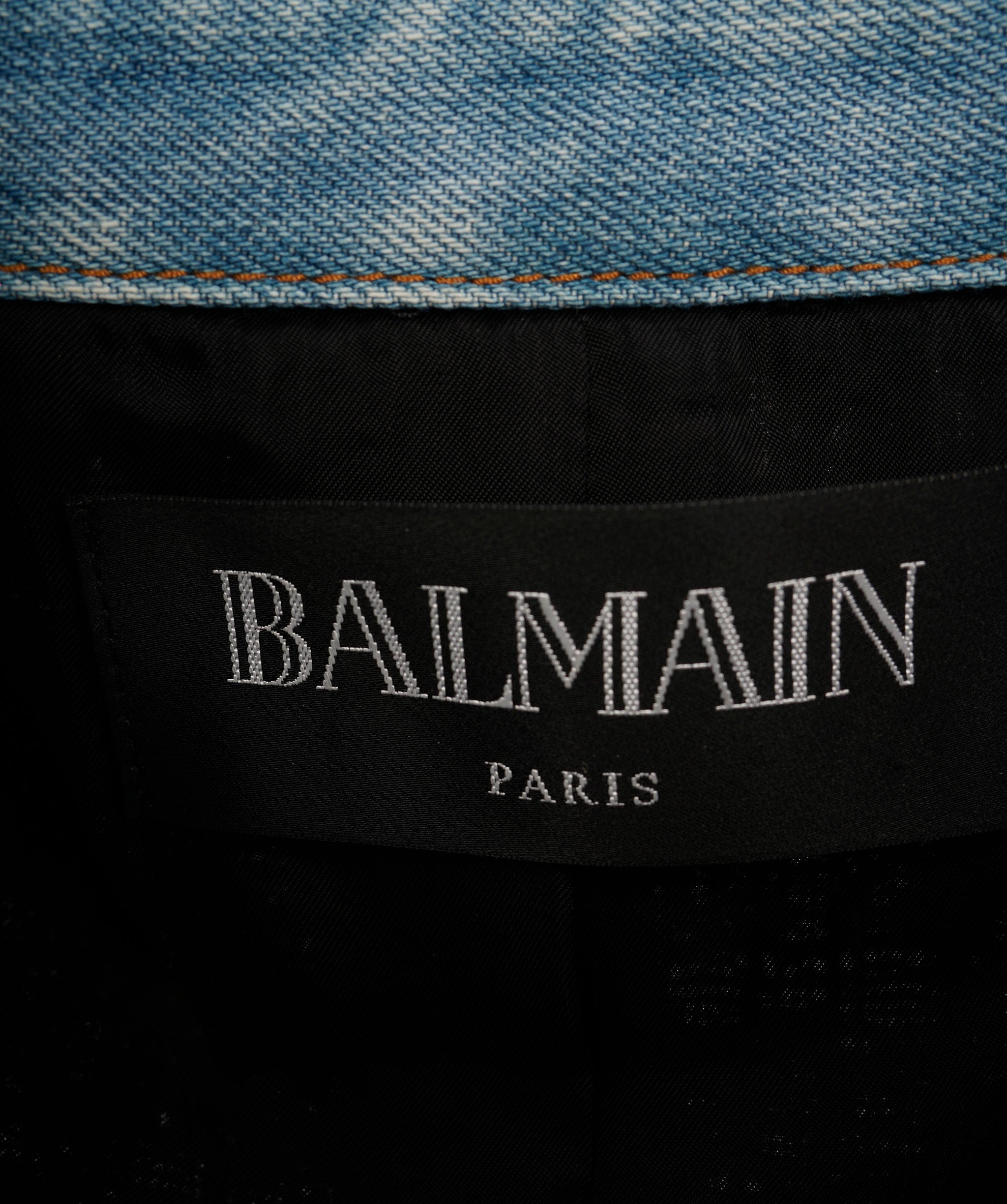Balmain Balmain Denim Jacket with Wool Lined size 42 ALC2489