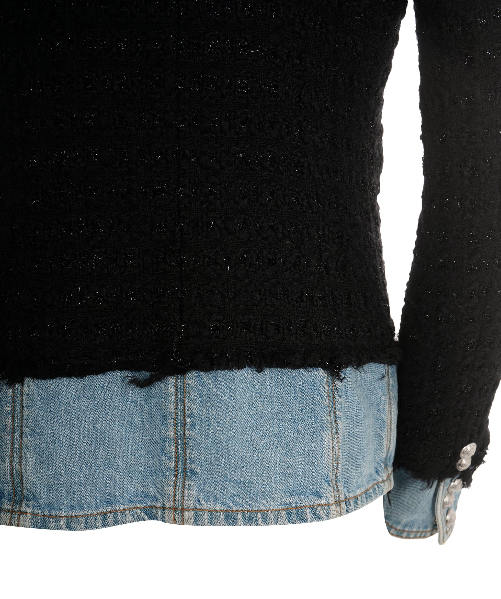 Balmain Balmain Denim Jacket with Wool Lined size 42 ALC2489