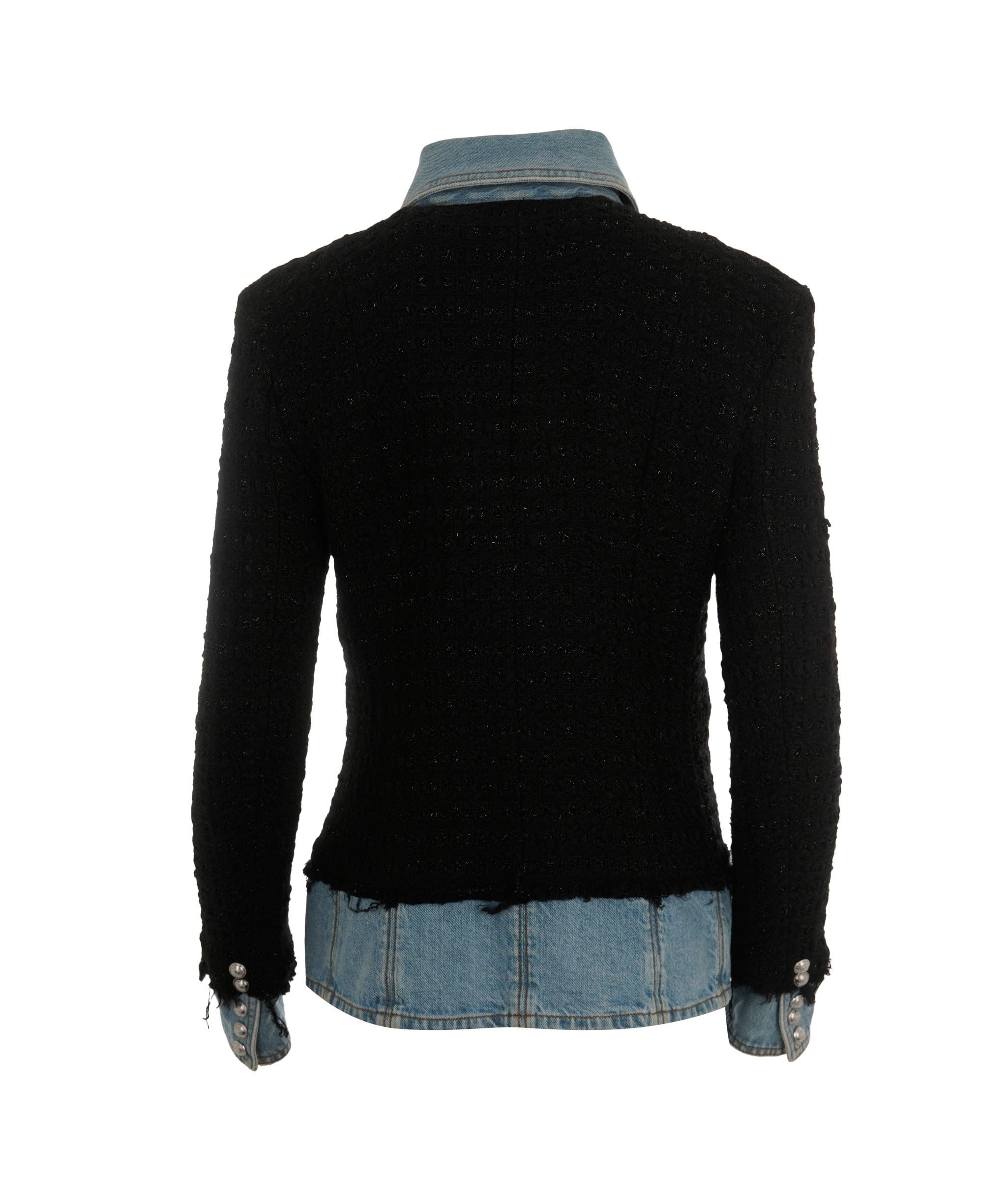 Balmain Balmain Denim Jacket with Wool Lined size 42 ALC2489