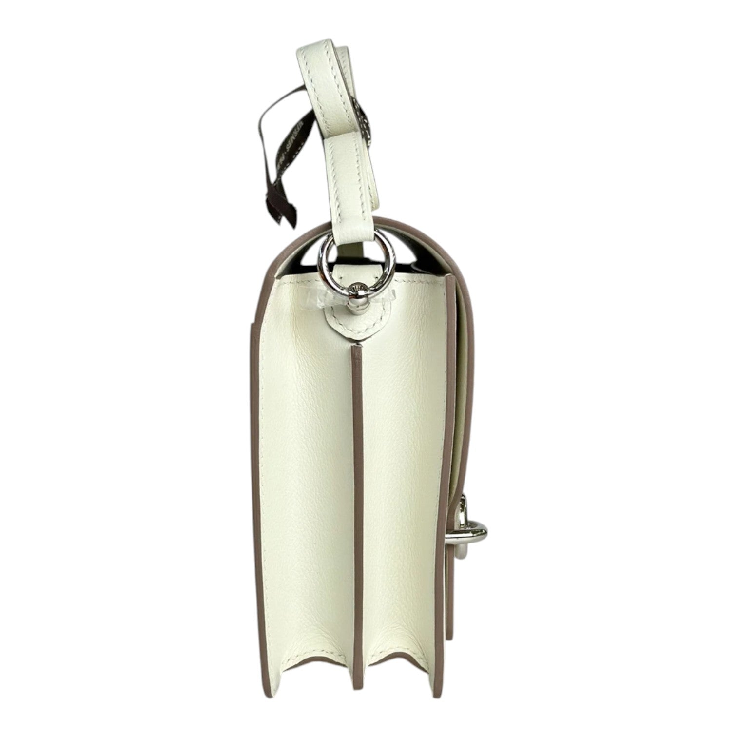 Hermes Mini Roulis Bag in Verso Mushroom & Biscuit Evercolor