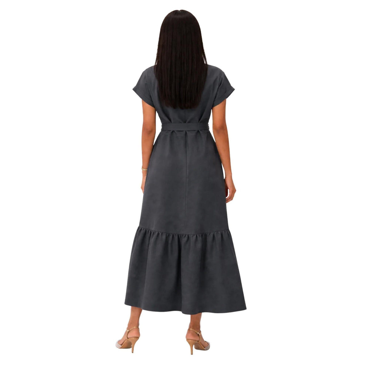 BETTERKIND V-NECK BELTED DRESS “LEE-JOHN” (فستان)