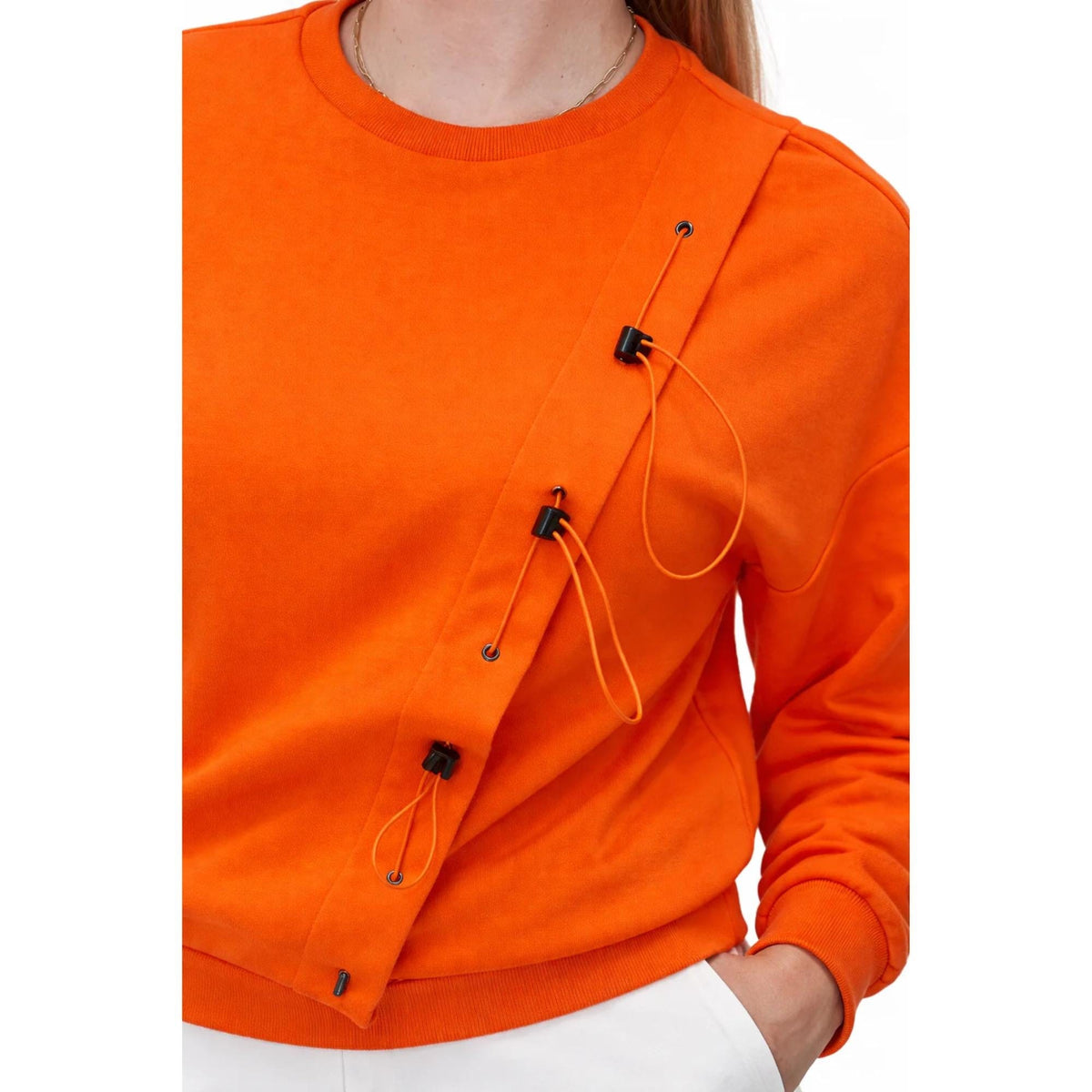 BETTERKIND ONE SIDE WAVE STRING SWEATSHIRT (قميص)