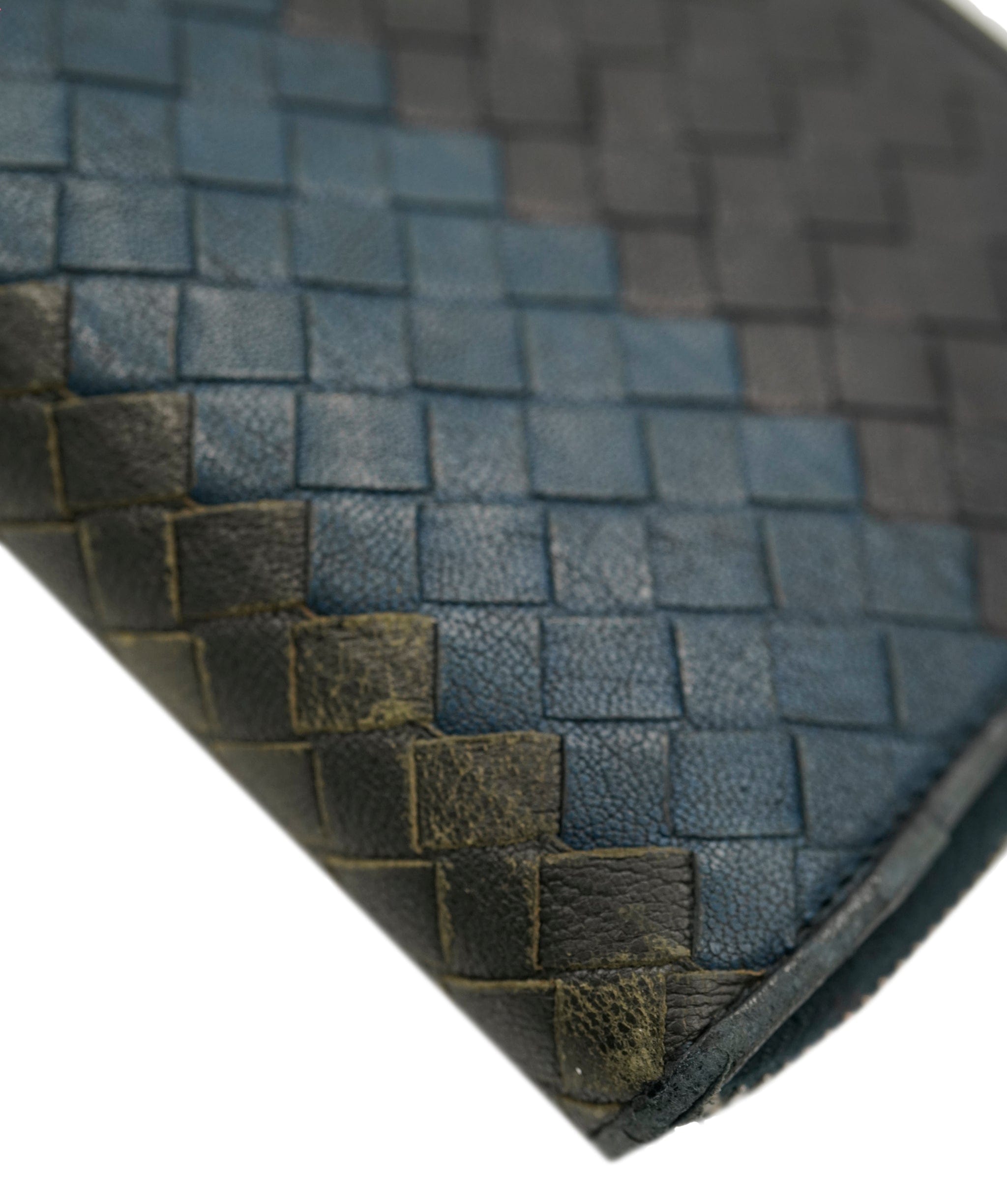 Bottega Veneta Bottega blue intrecciato zip wallet - AJC0902