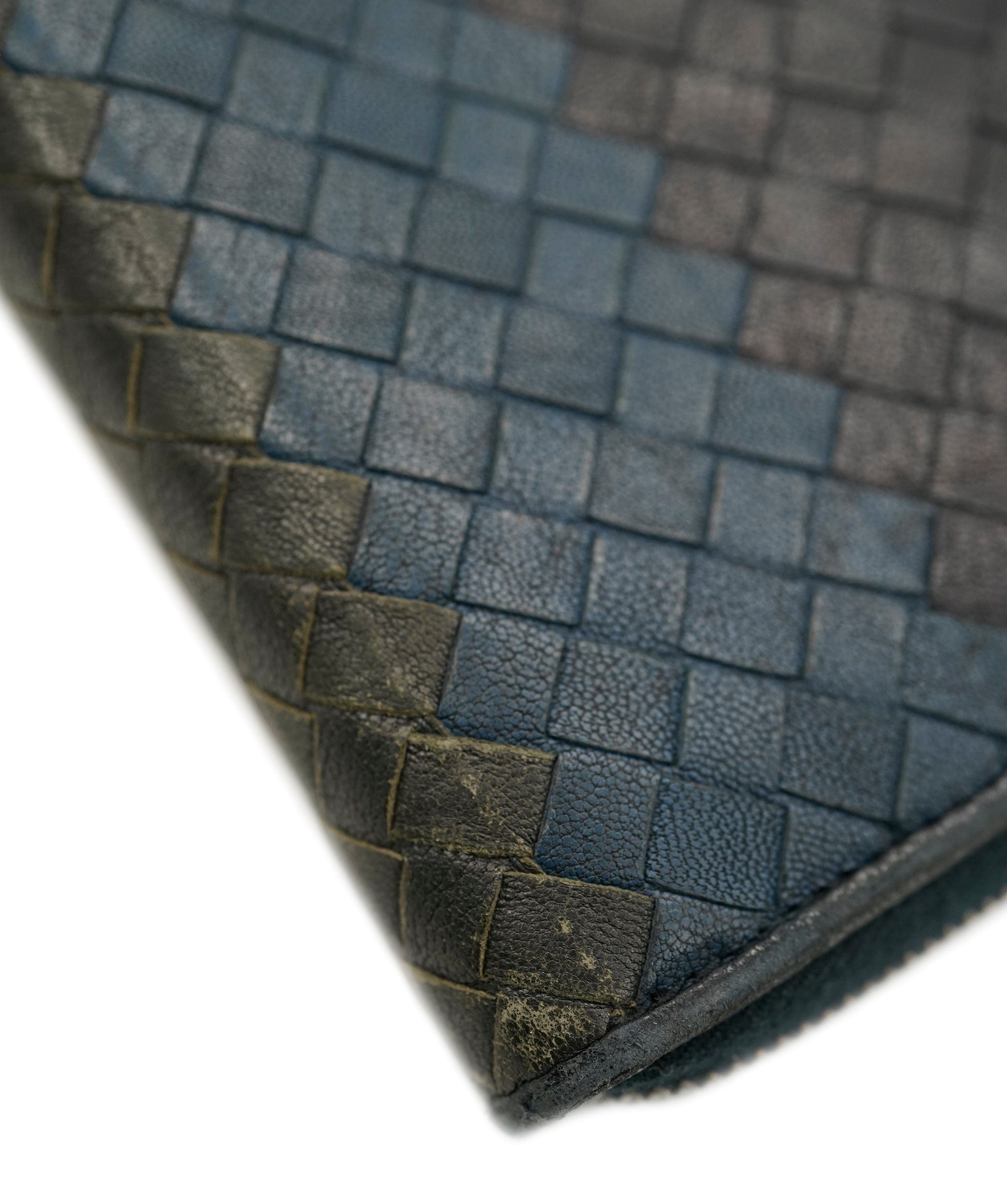 Bottega Veneta Bottega blue intrecciato zip wallet - AJC0902
