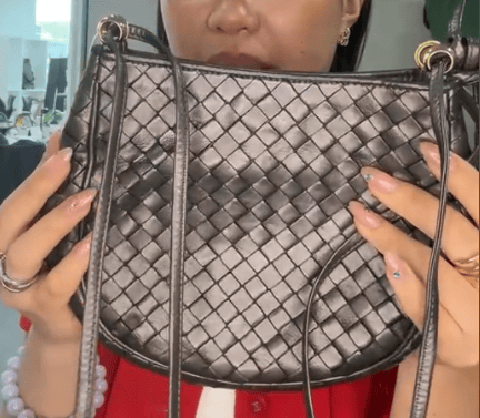 BOTTEGA VENETA BOTTEGA VENETA Intrecciato Shoulder Bag Leather Gray B0430ZEWYJ