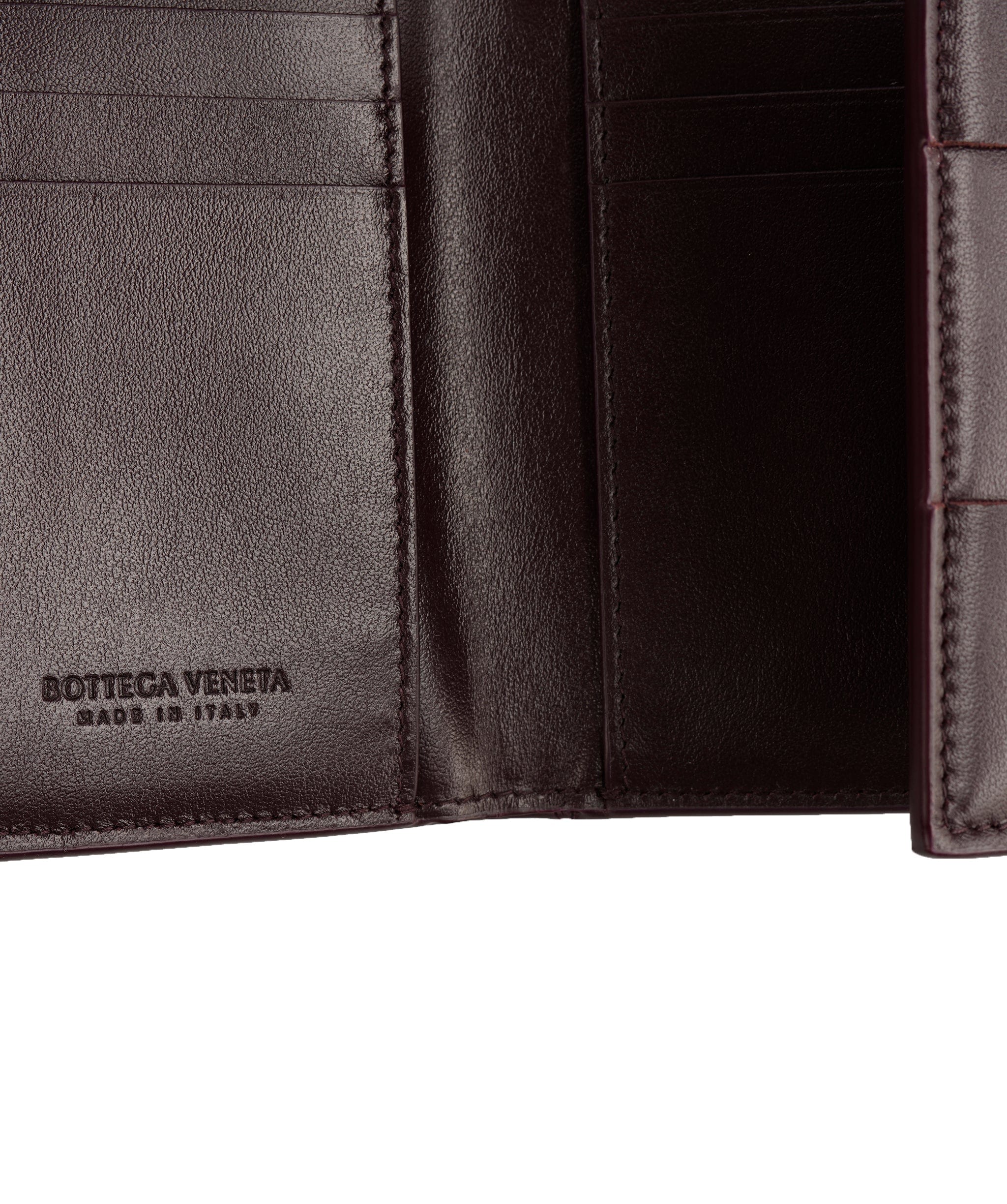 Bottega Veneta Bottega Veneta Trifold Grape Wallet - DXBS1083