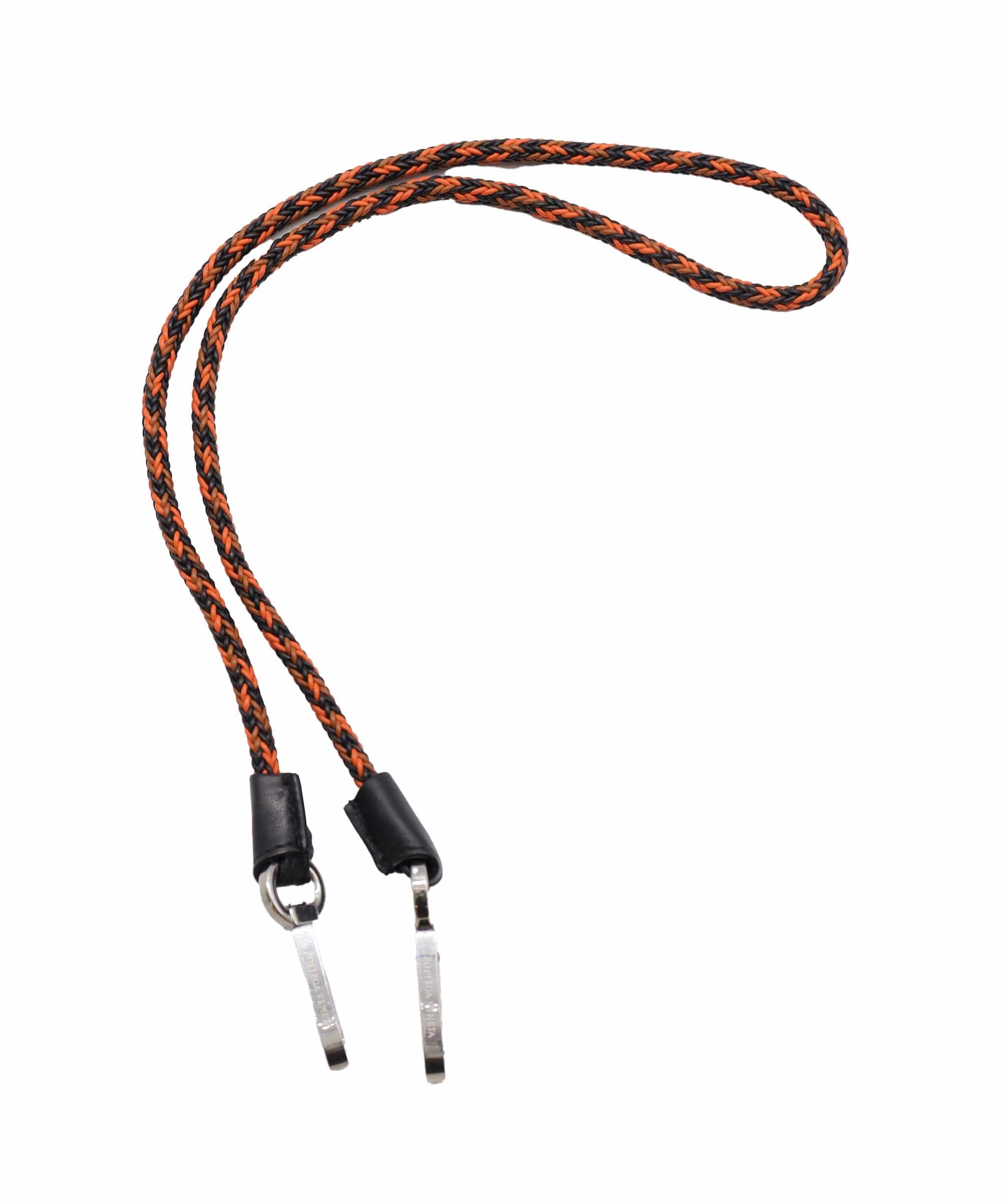 Bottega Veneta BOTTEGA VENETA Wallet Code Strap Leather Orange Auth 106962 DXBS3143