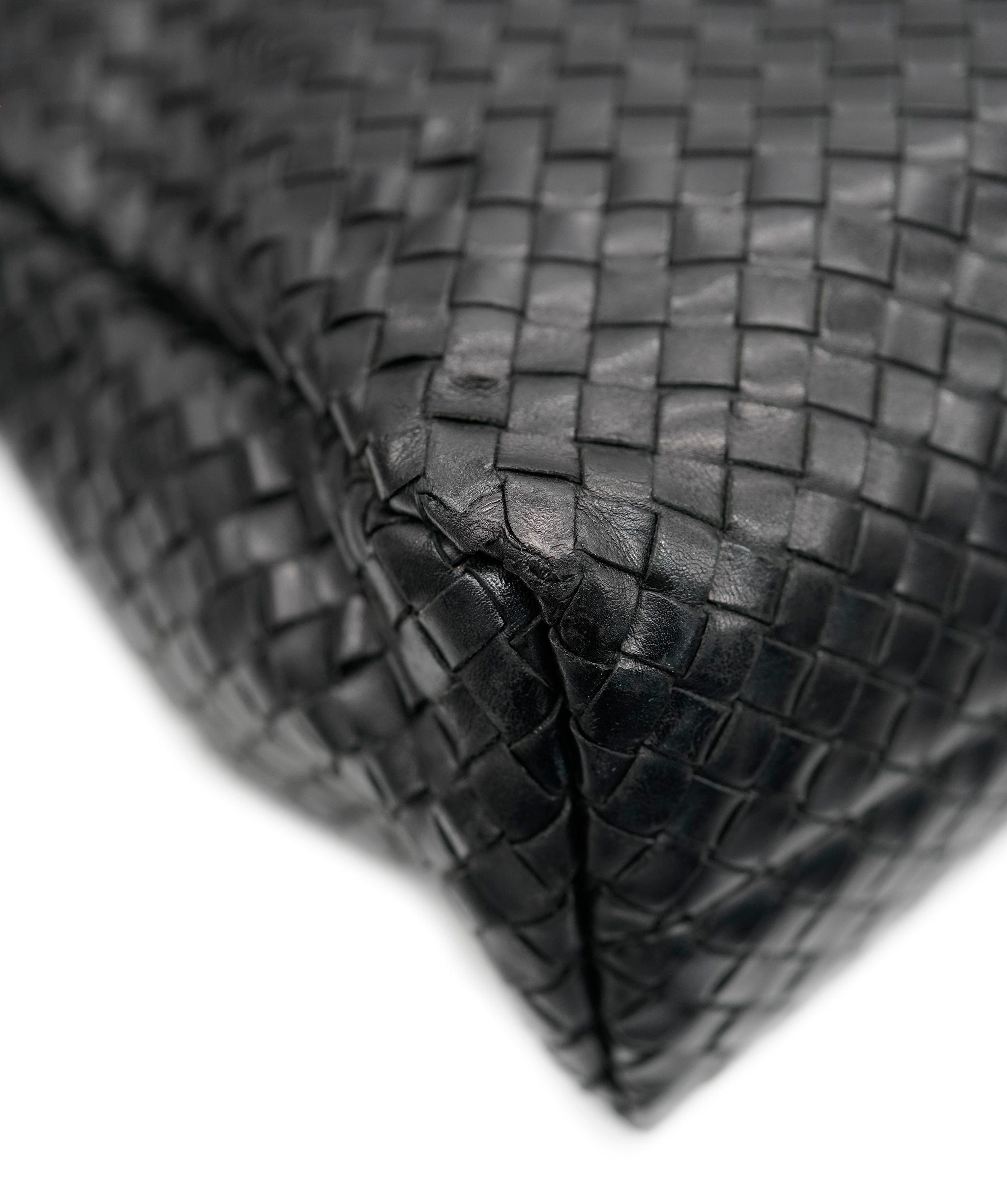 Bottega Veneta BOTTEGA VENETA Business Bag Leather Black Silver 122139 Auth bs17420 DBXS1682