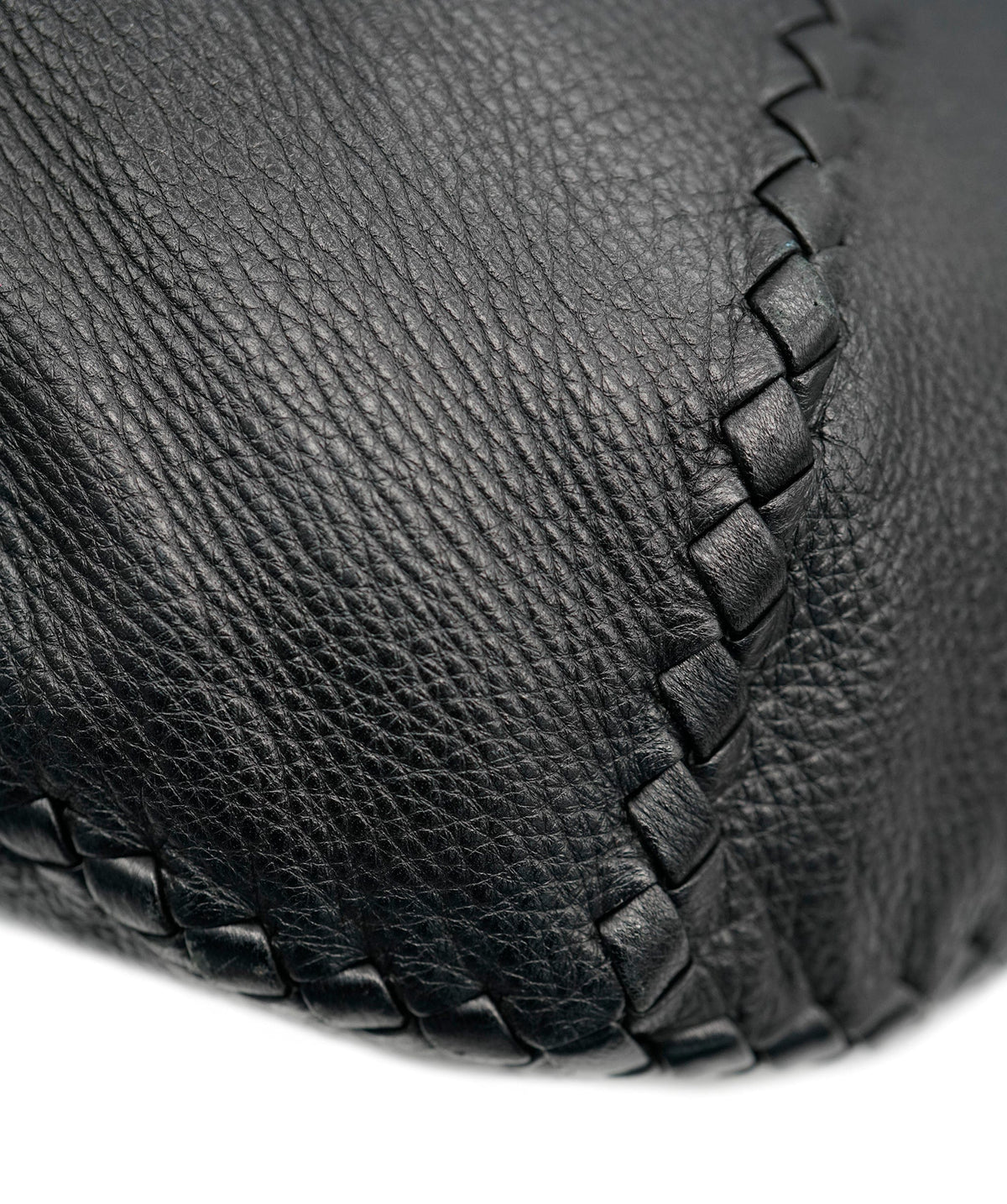 Bottega Veneta BOTTEGA VENETA INTRECCIATO Hobo Shoulder Bag Leather Black 212741 Auth am5896 DBXS1677