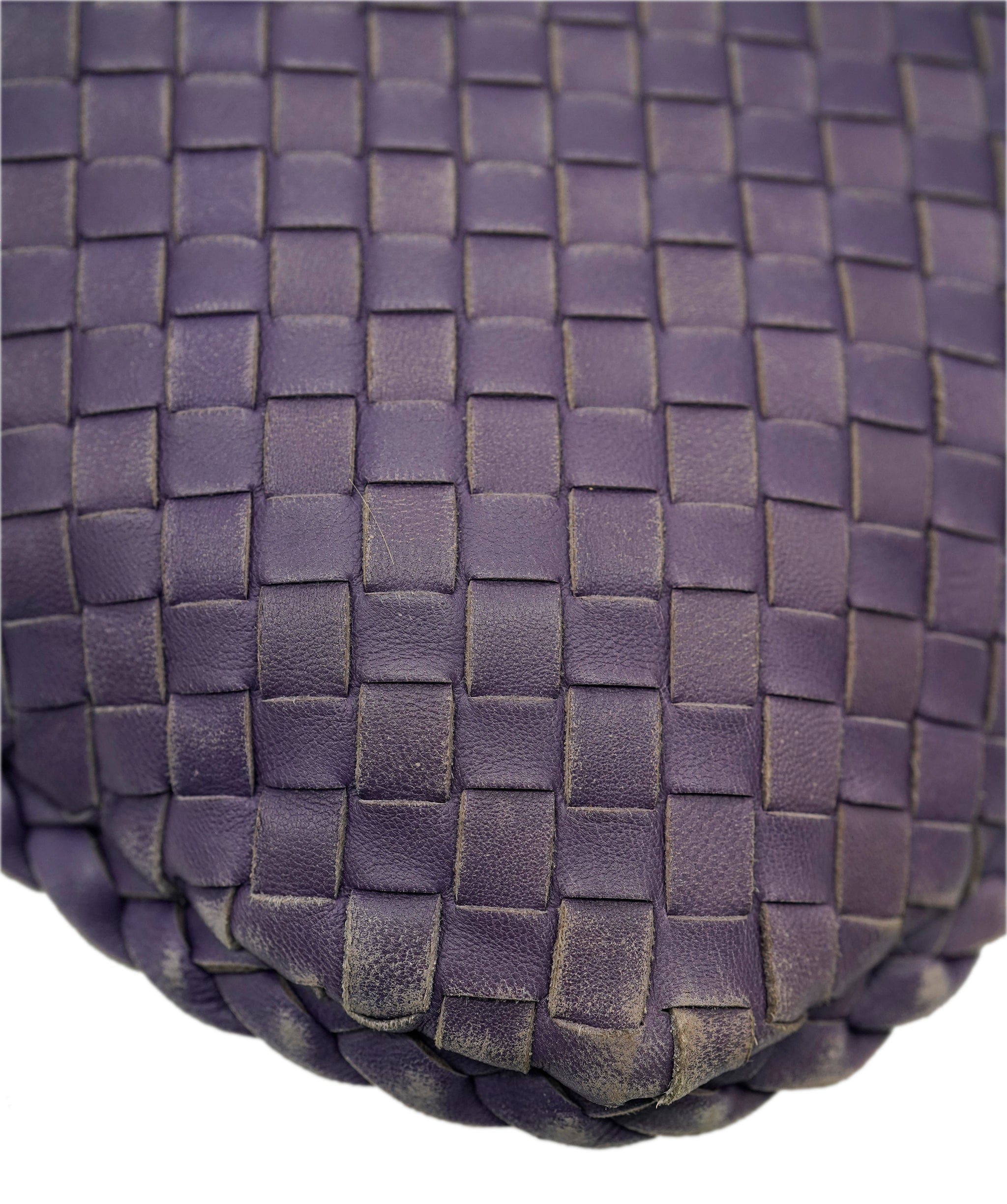 Bottega Veneta BOTTEGA VENETA INTRECCIATO Hobo Shoulder Bag Leather Purple Auth yk10379 DBXS1667
