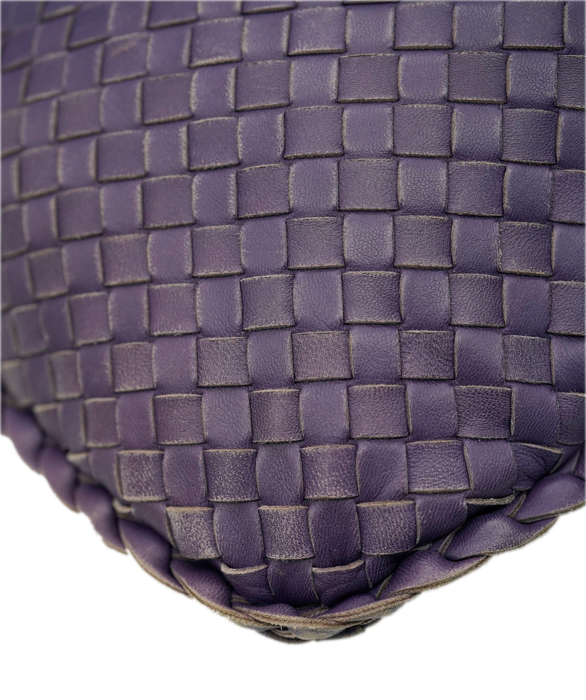 Bottega Veneta BOTTEGA VENETA INTRECCIATO Hobo Shoulder Bag Leather Purple Auth yk10379 DBXS1667