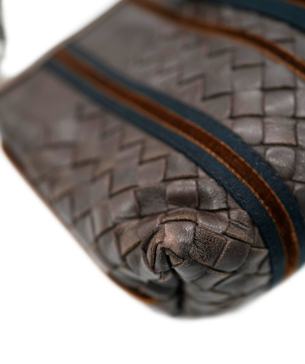 Bottega Veneta BOTTEGA VENETA INTRECCIATO Shoulder Bag Leather Brown Auth 63793 DBXS1665