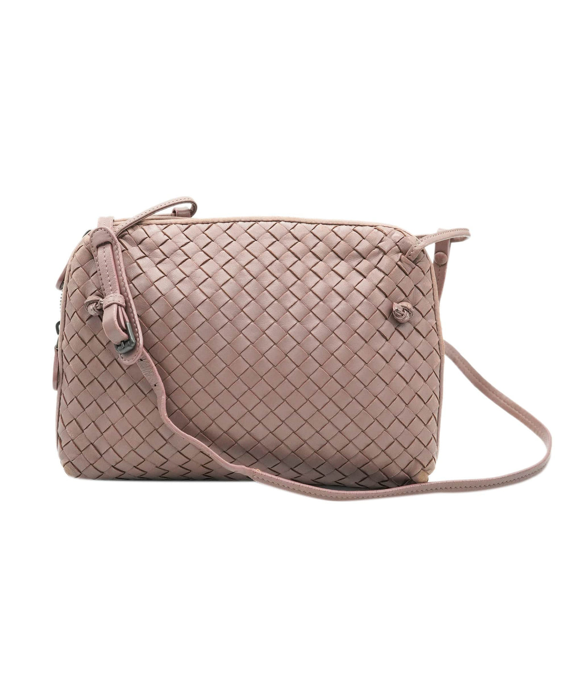 Bottega Veneta BOTTEGA VENETA INTRECCIATO Shoulder Bag Leather Pink Auth 72460 DBXS1672