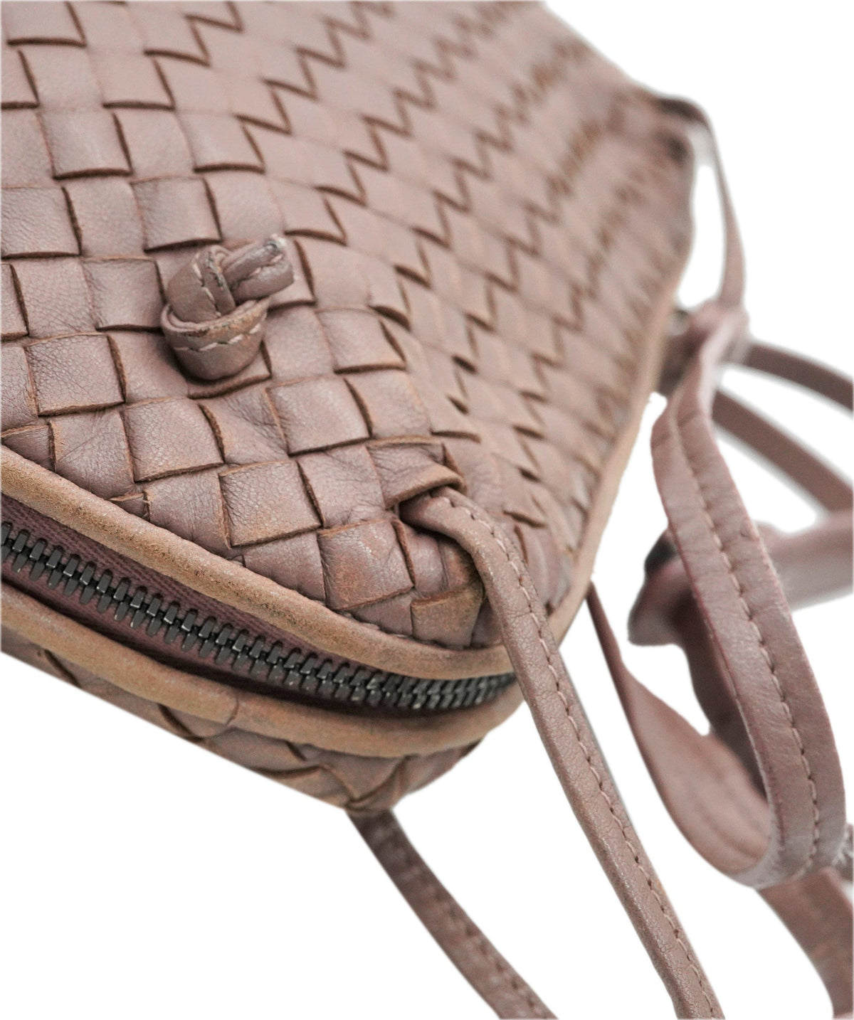 Bottega Veneta BOTTEGA VENETA INTRECCIATO Shoulder Bag Leather Pink Auth 72460 DBXS1672