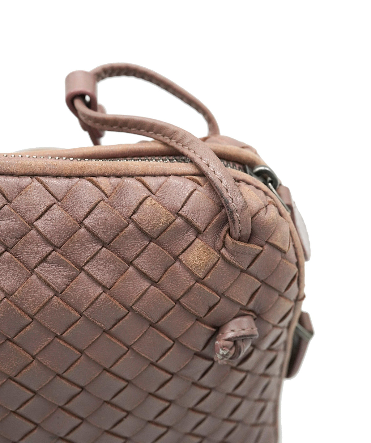 Bottega Veneta BOTTEGA VENETA INTRECCIATO Shoulder Bag Leather Pink Auth 72460 DBXS1672