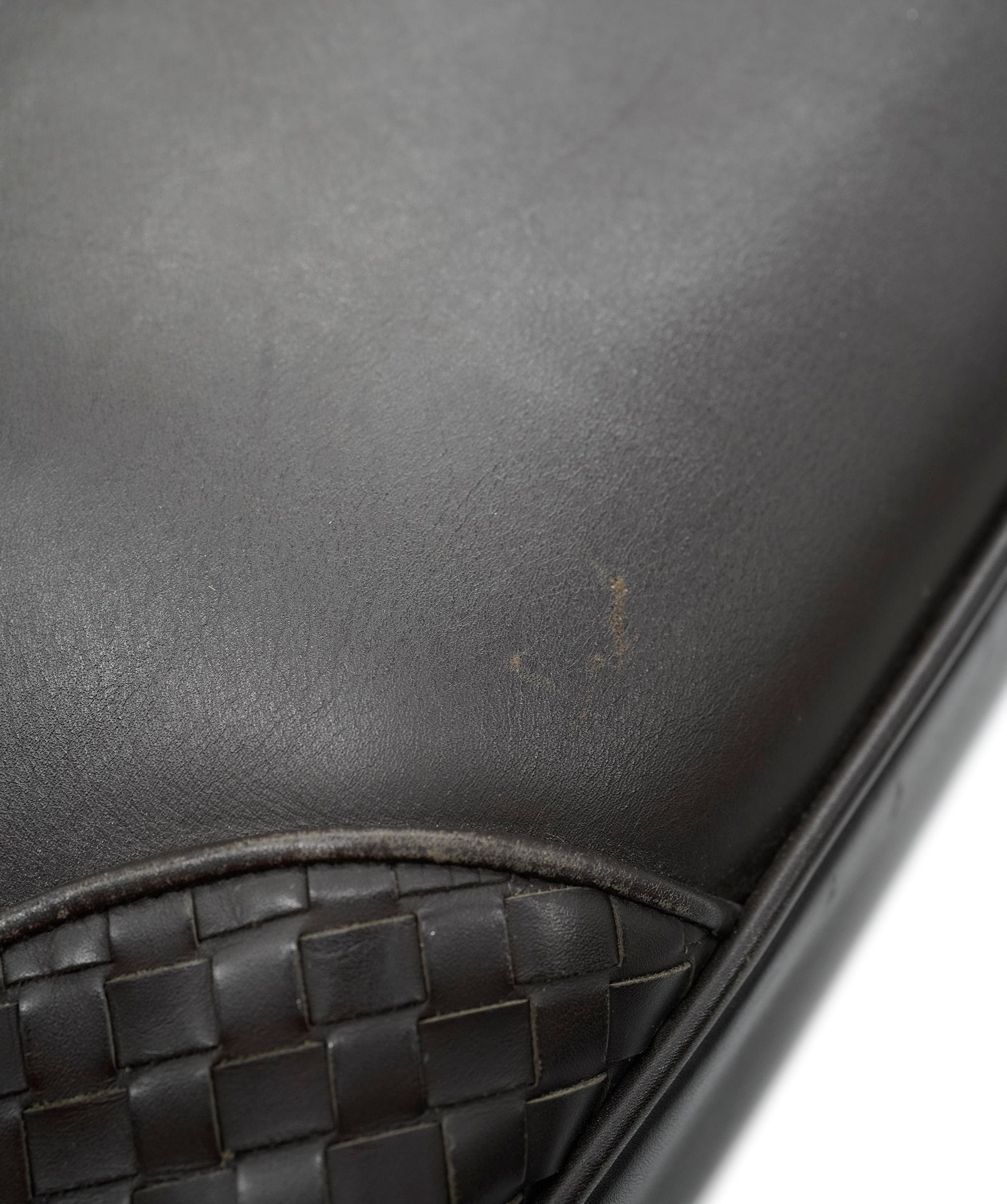 Bottega Veneta Bottega Veneta Intrecciato Trim Leather Briefcase - APC0006