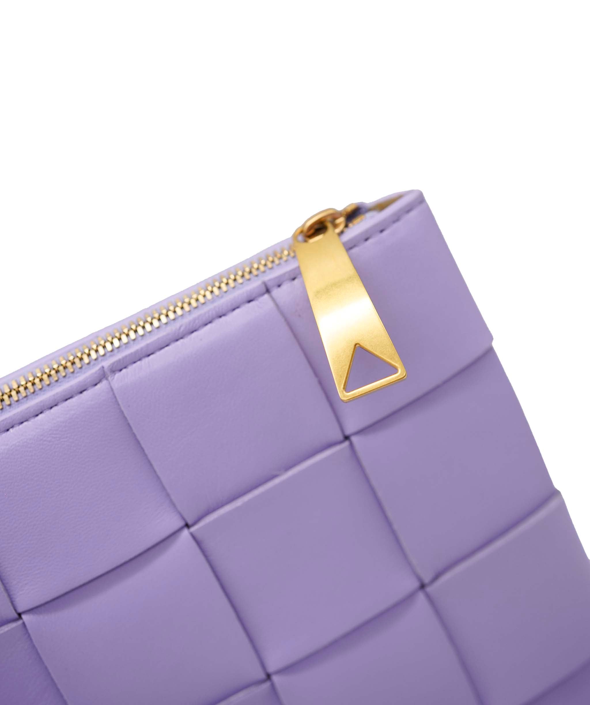 Bottega Veneta Medium Cassette Flat Pouch Lilac AGC2133