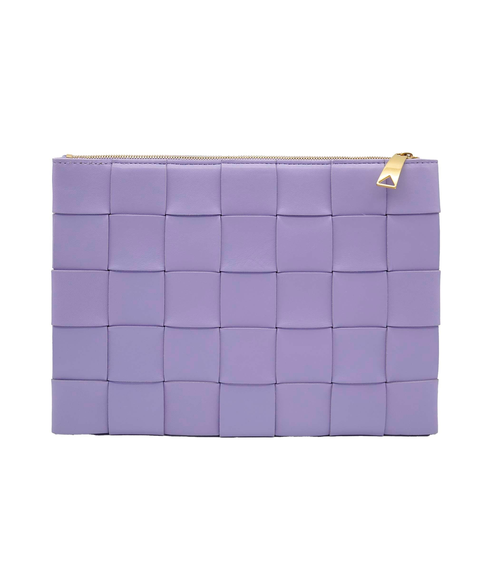 Bottega Veneta Medium Cassette Flat Pouch Lilac AGC2133