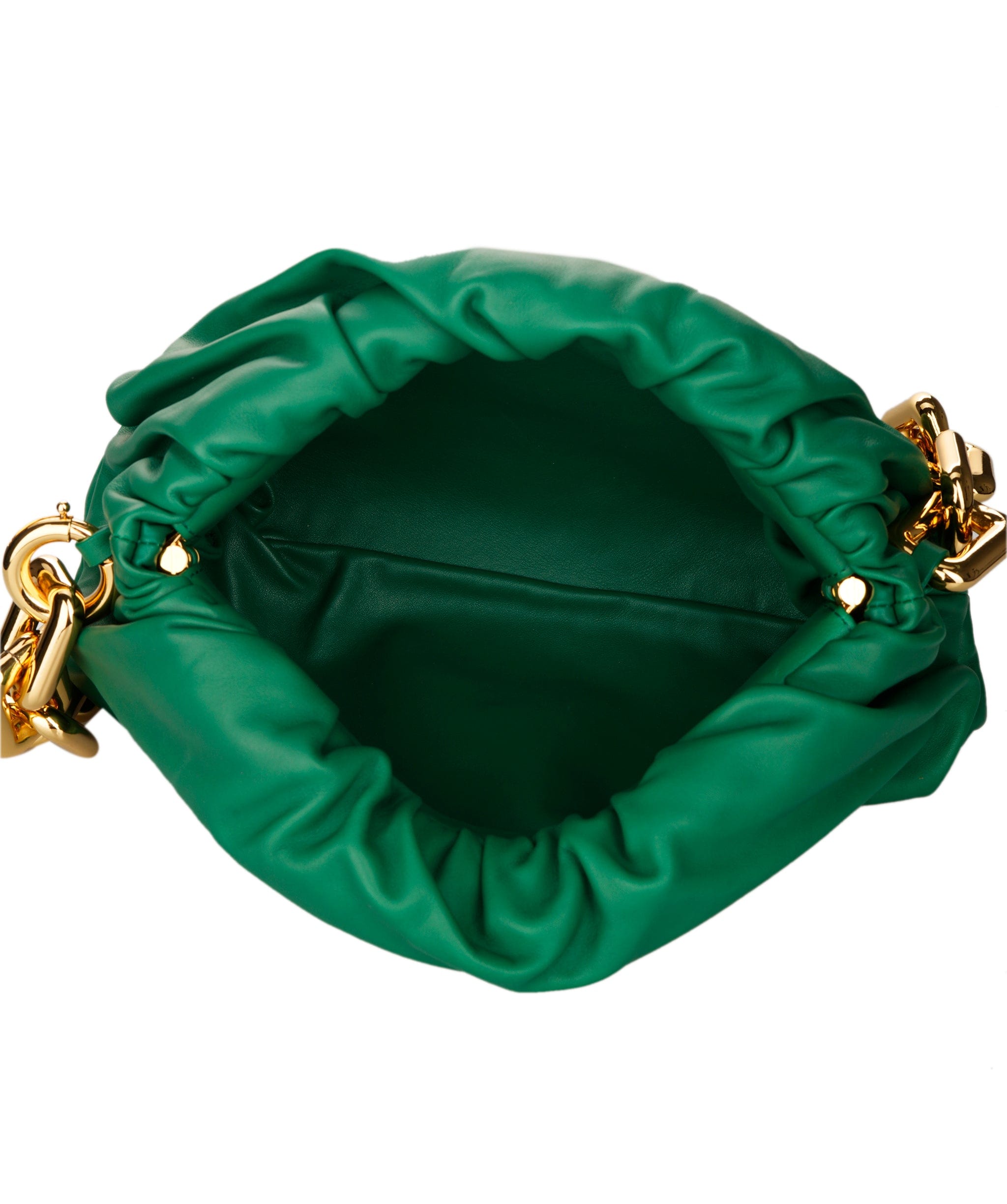 Bottega Veneta RTV Teen Chain Pouch Racing Green AGC2122