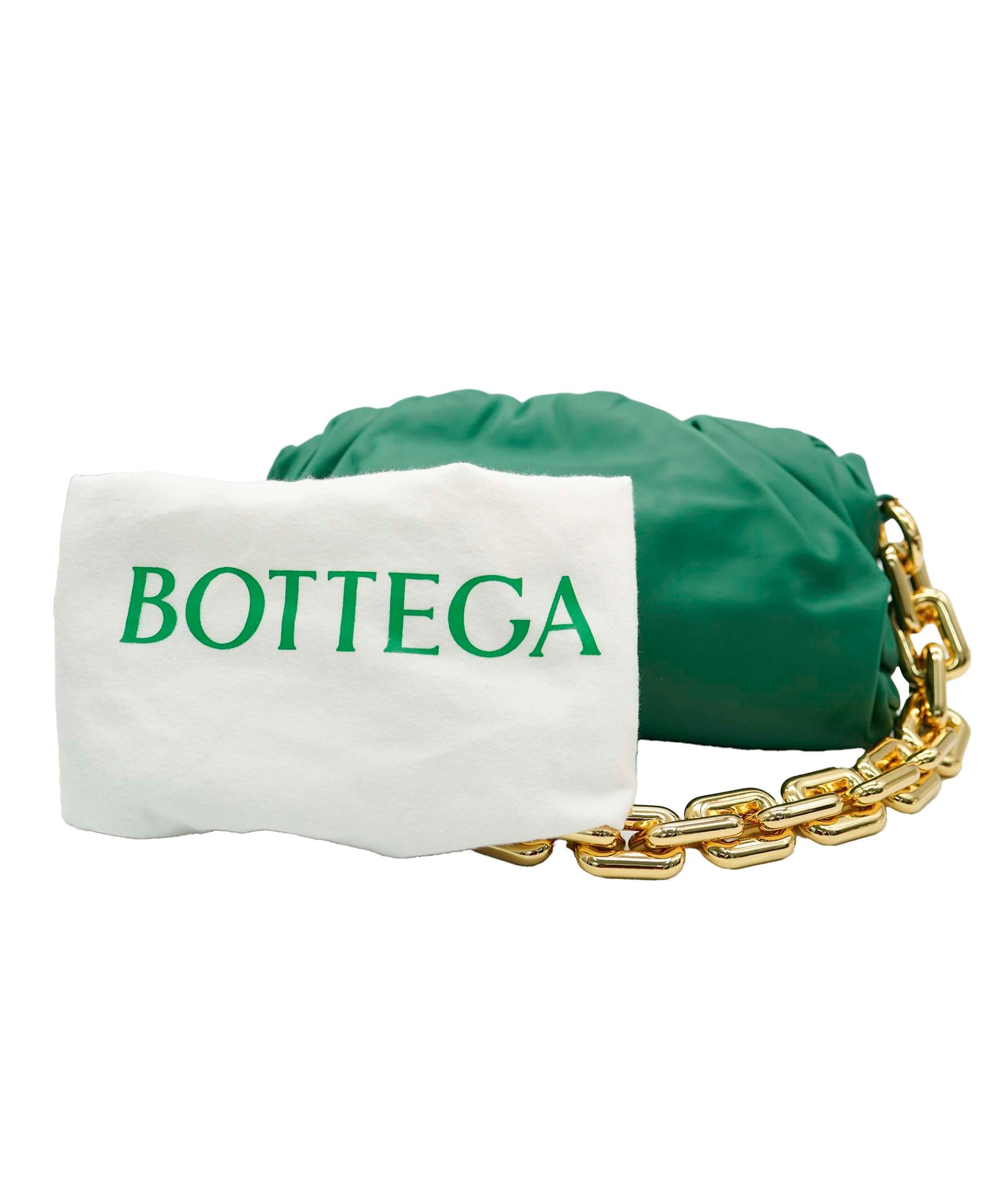 Bottega Veneta Teen Chain Pouch Racing Green AGC2122