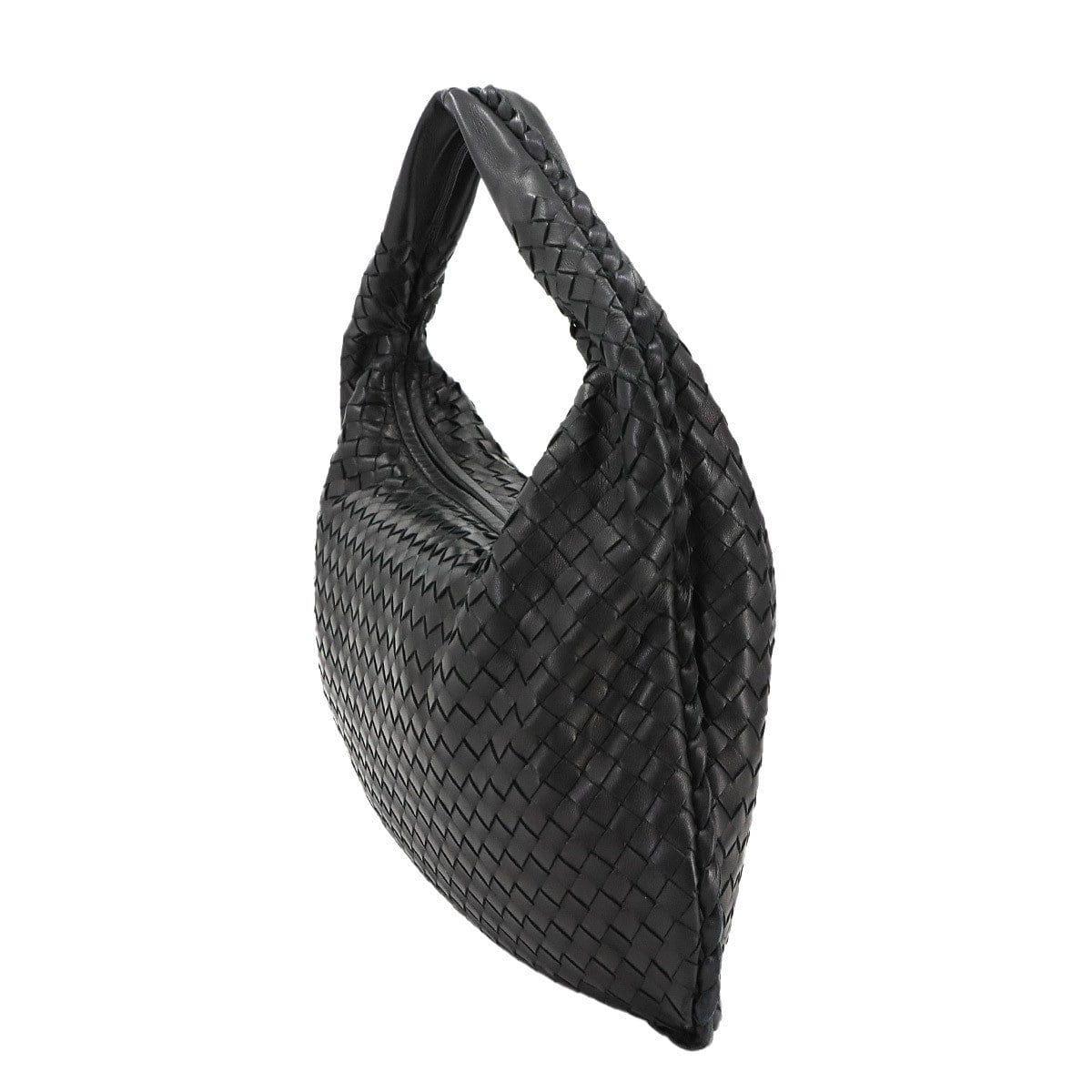 BOTTEGA VENETA BOTTEGA VENETA Intrecciato Shoulder Bag Leather Black 115653 90298784