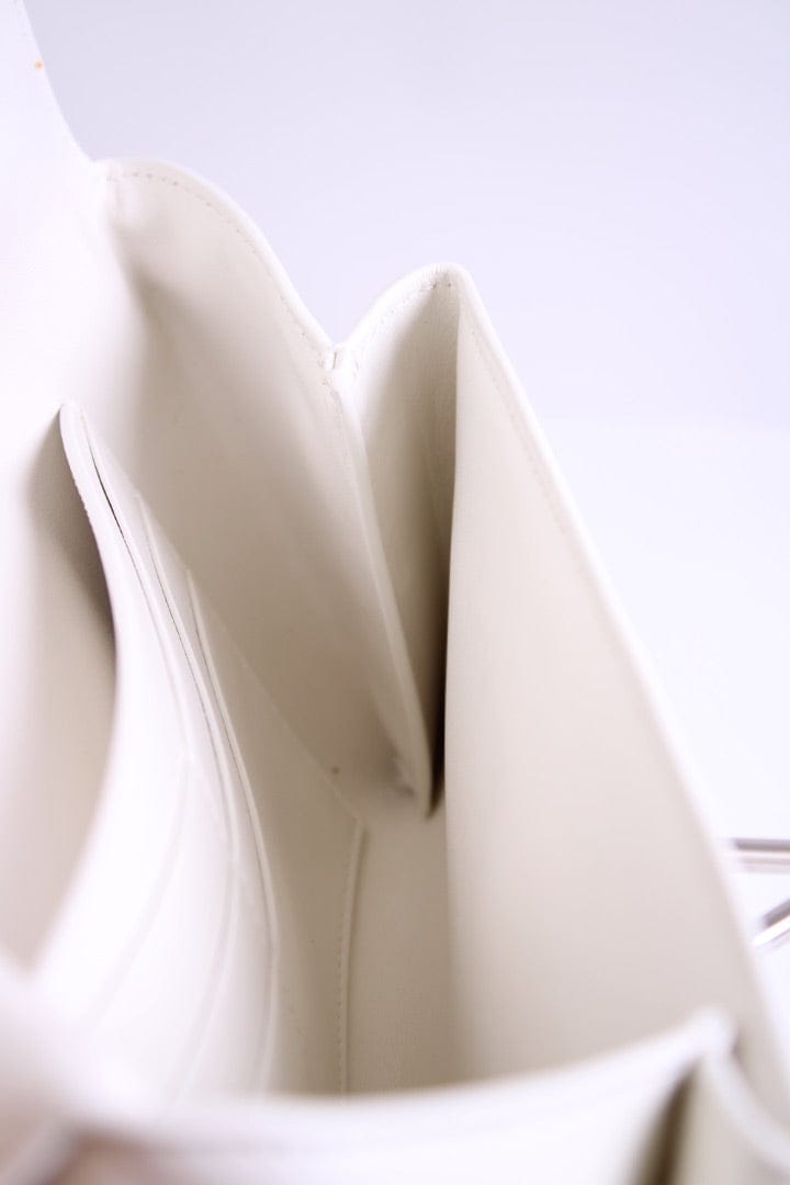Bottega Veneta White Bottega Veneta Clutch